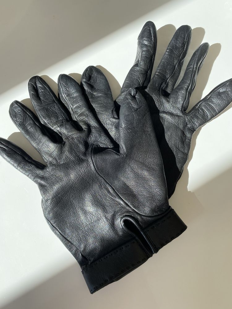 Christian Dior Monsieur Christian Dior Leather Gloves Size ONE SIZE - 4 Thumbnail