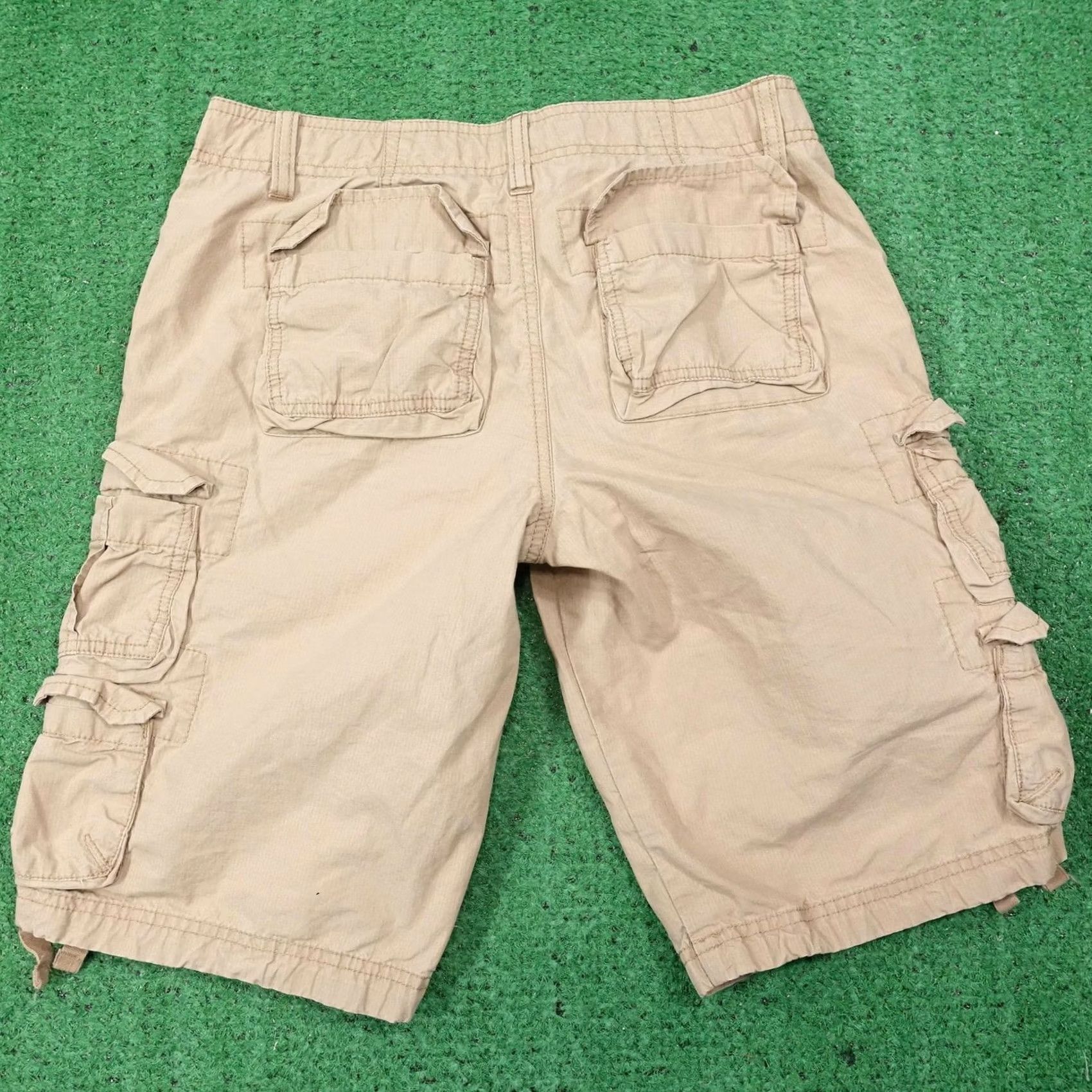 Gap Gap Cargo Shorts Womens Size 2 Beige 100% Cotton Drawstring Size 26" / US 2 / IT 38 - 4 Thumbnail