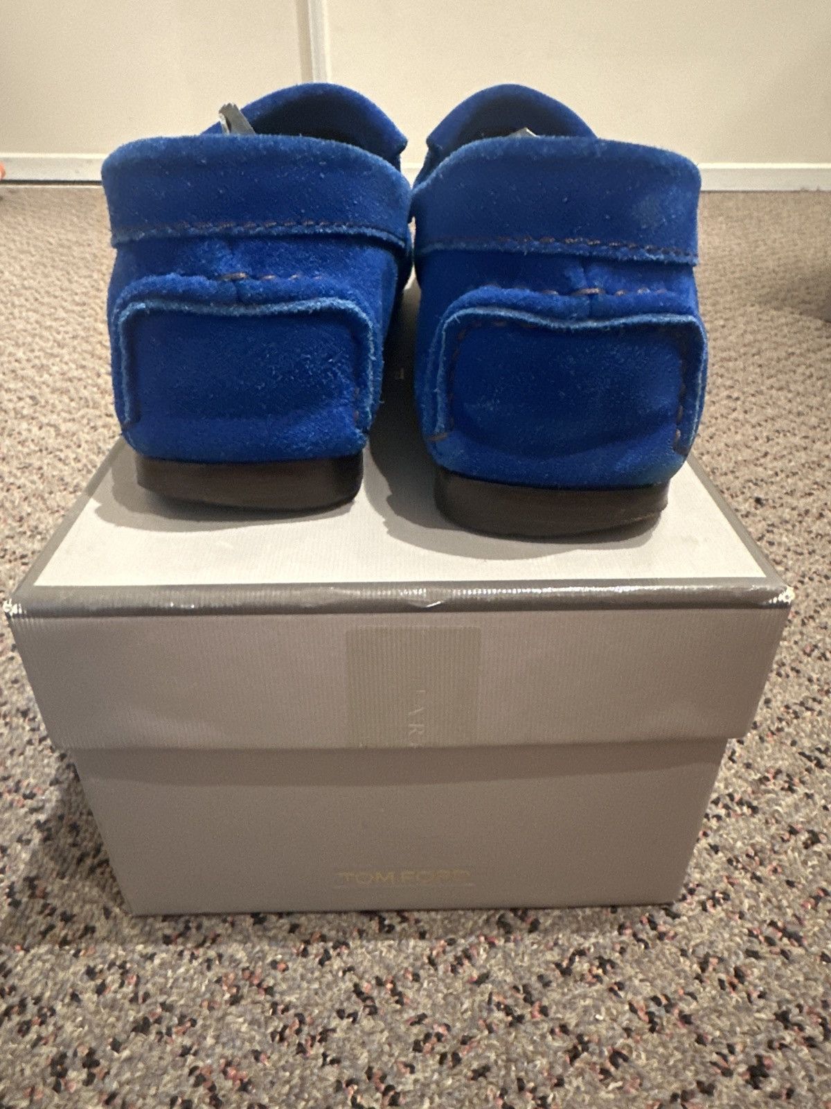 Tom Ford Tom Ford Blue Suede Shoes Size 10.5 Size US 10.5 / EU 43-44 - 5 Thumbnail