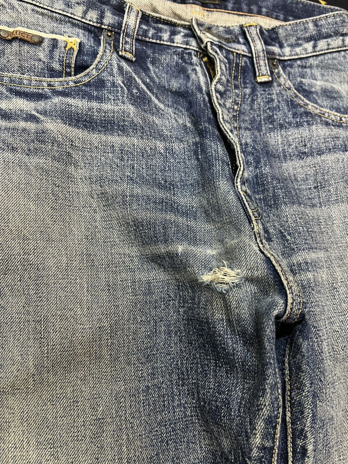 Nigo Vintage Japanese Cluct Selvedge Whiskers Denim Size US 32 / EU 48 - 12 Thumbnail