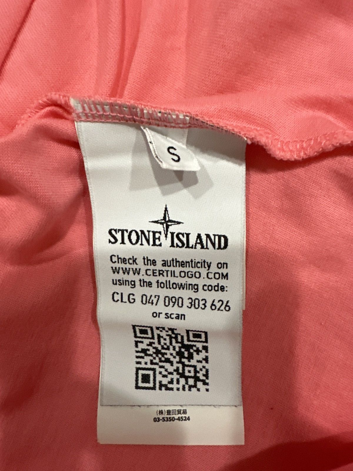 Stone Island Stone Island Tee Shirt - Pink Size US S / EU 44-46 / 1 - 5 Thumbnail