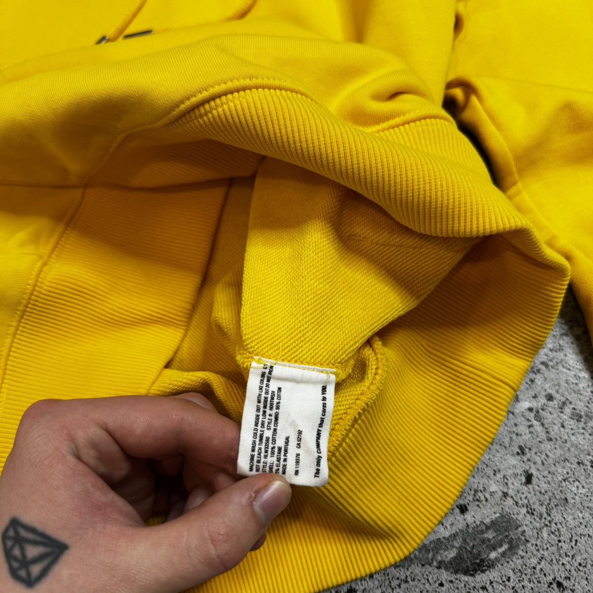 Helmut Lang Helmut Lang 18/19FW Taxi Yellow Hoodie Big Logo Size US XS / EU 42 / 0 - 10 Thumbnail