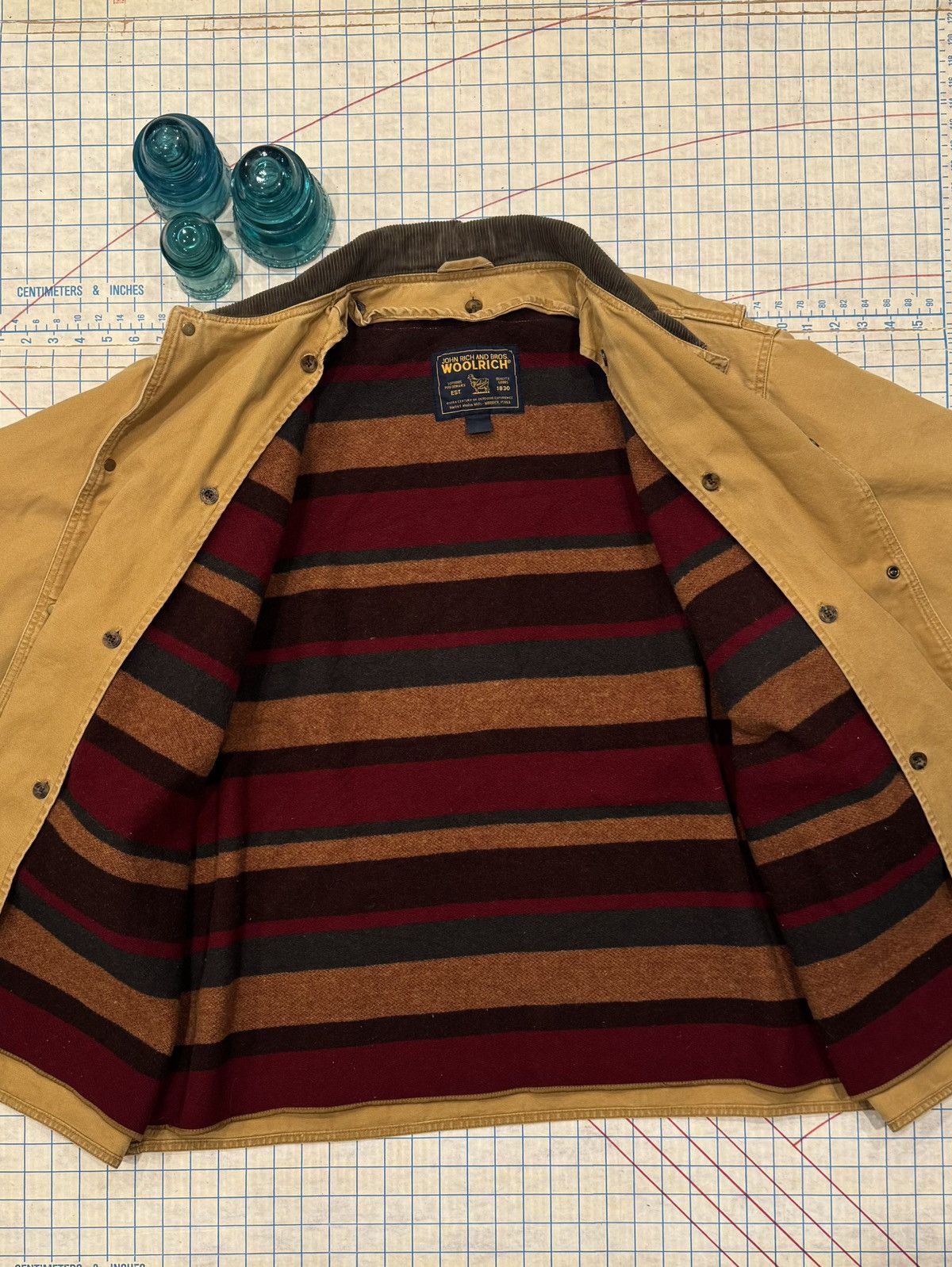 Woolrich Woolen Mills Vintage Woolrich Chore Coat / Barn Jacket With Blanket Liner Size US XL / EU 56 / 4 - 4 Thumbnail