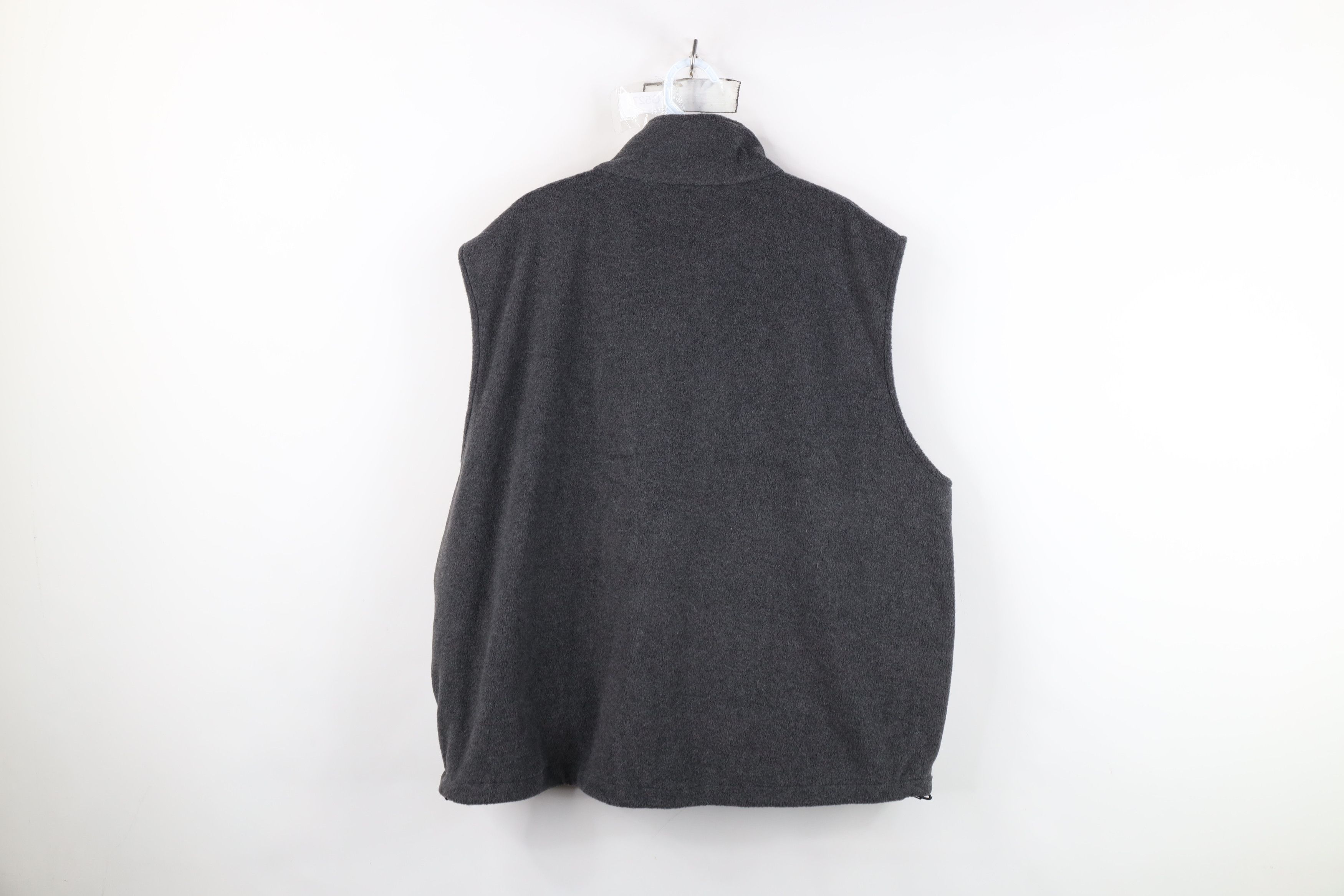 Woolrich Woolen Mills Vintage Woolrich Faded Spell Script Fleece Vest Jacket Gray Size US XL / EU 56 / 4 - 12 Thumbnail