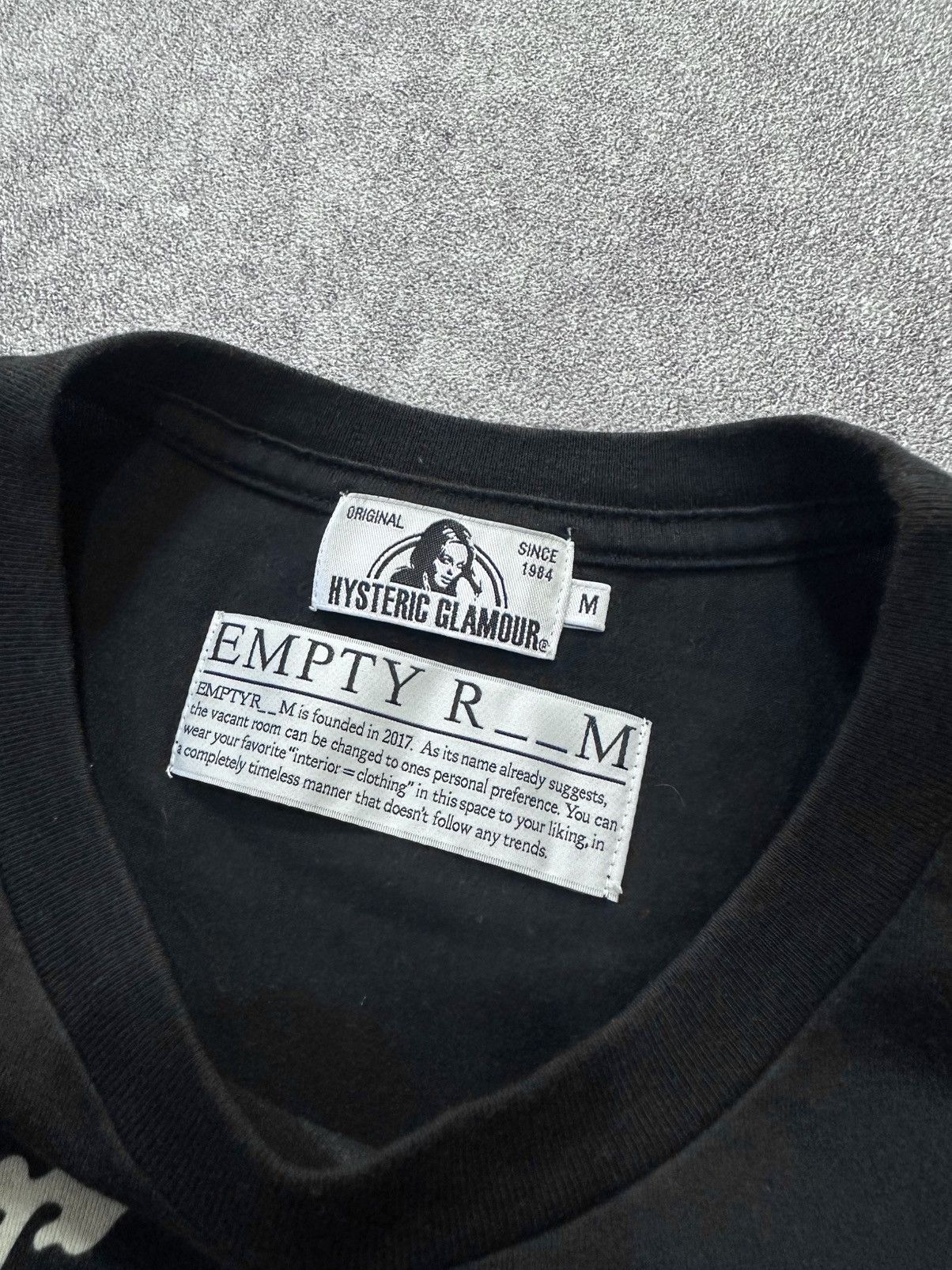 Hysteric Glamour Rare Hysteric Glamour x empety rm tee Size US M / EU 48-50 / 2 - 3 Thumbnail