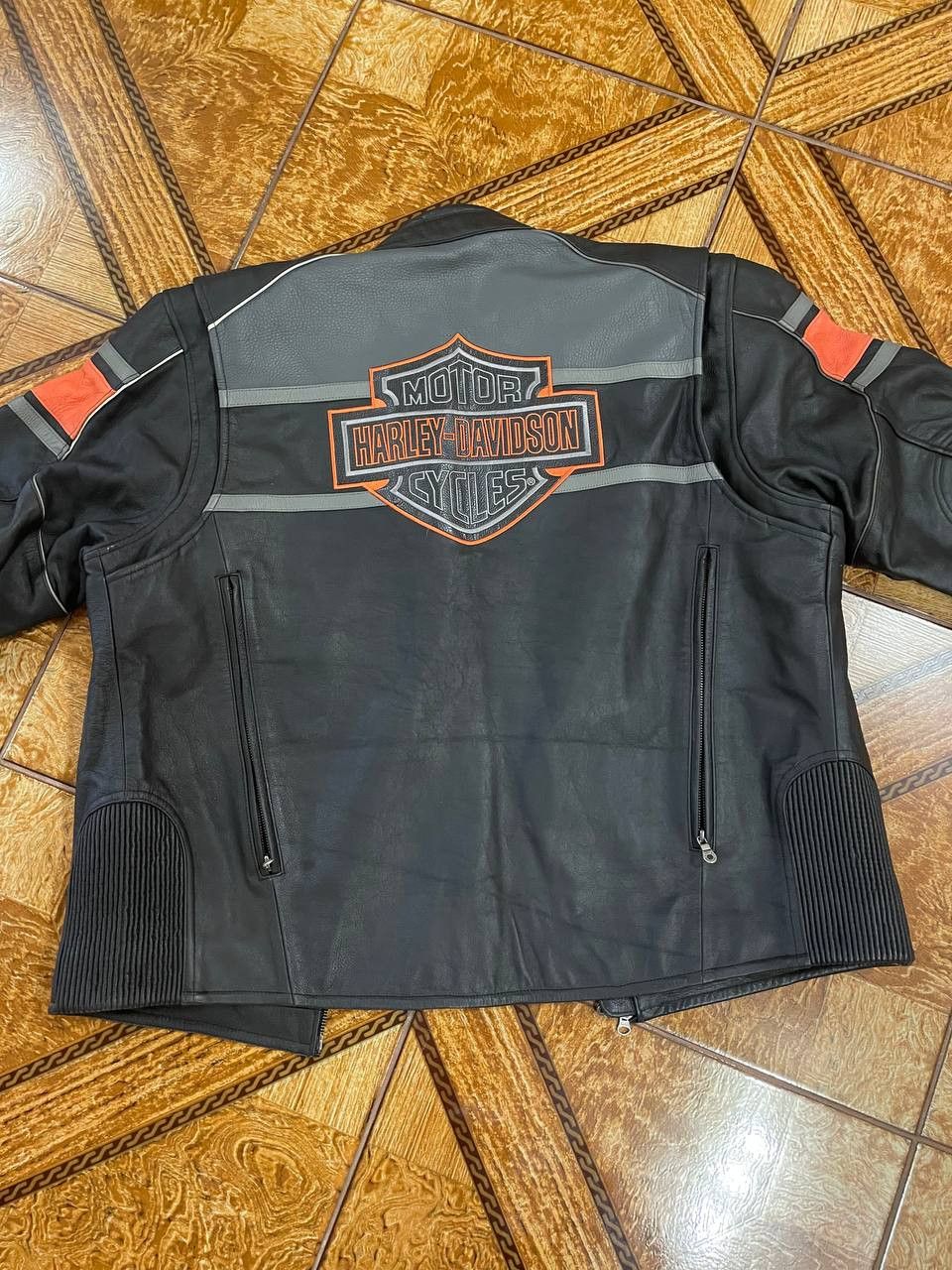 Harley Davidson 🔥 Harley-Davidson Genuine Leather Biker Jacket 🔥 Size US XXL / EU 58 / 5 - 2 Thumbnail