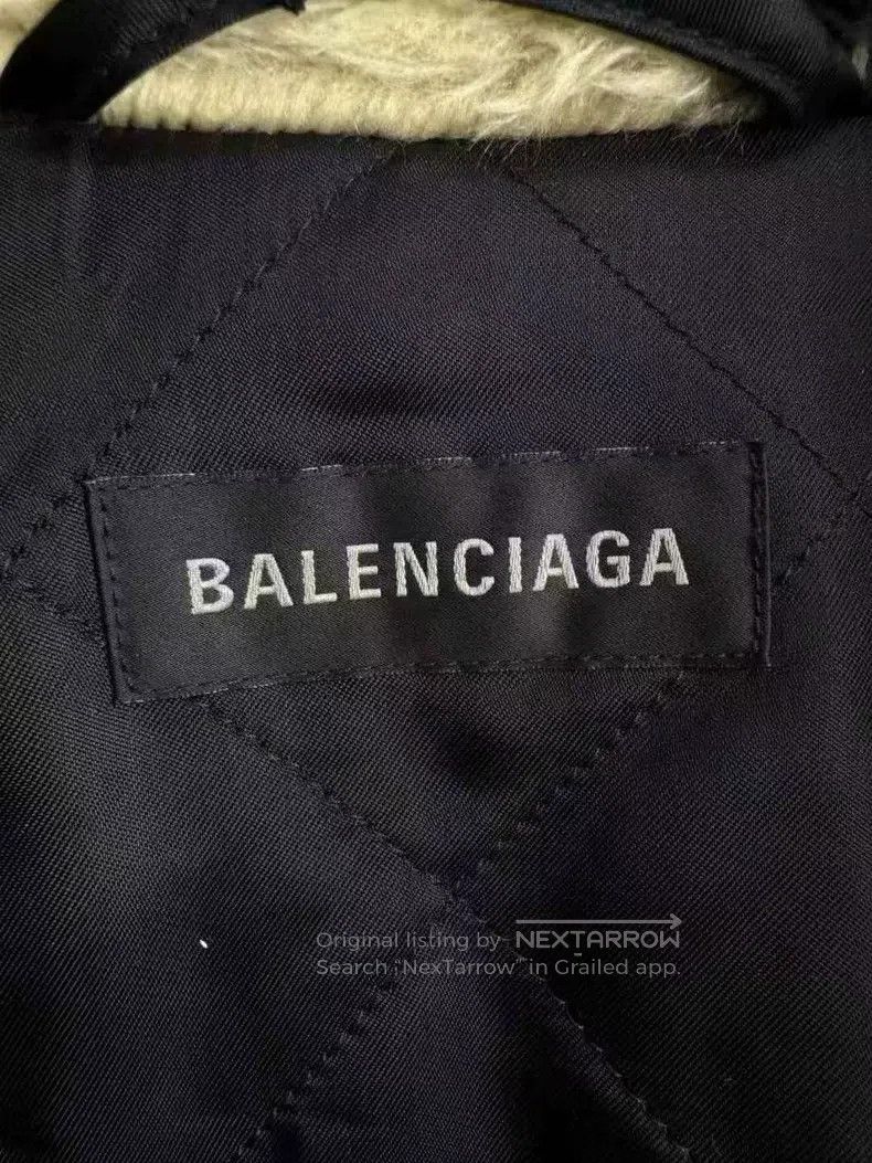 Balenciaga Balenciaga Barrage Full Logo Zipper Teddy Jacket Size XXS / US 00 / IT 34 - 3 Thumbnail