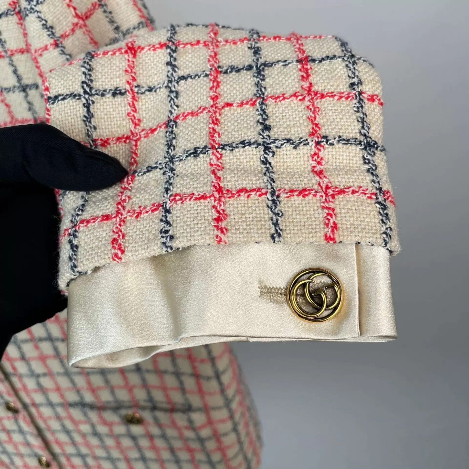 Gucci Gucci color blocked wool coat 40 Size S / US 4 / IT 40 - 7 Thumbnail