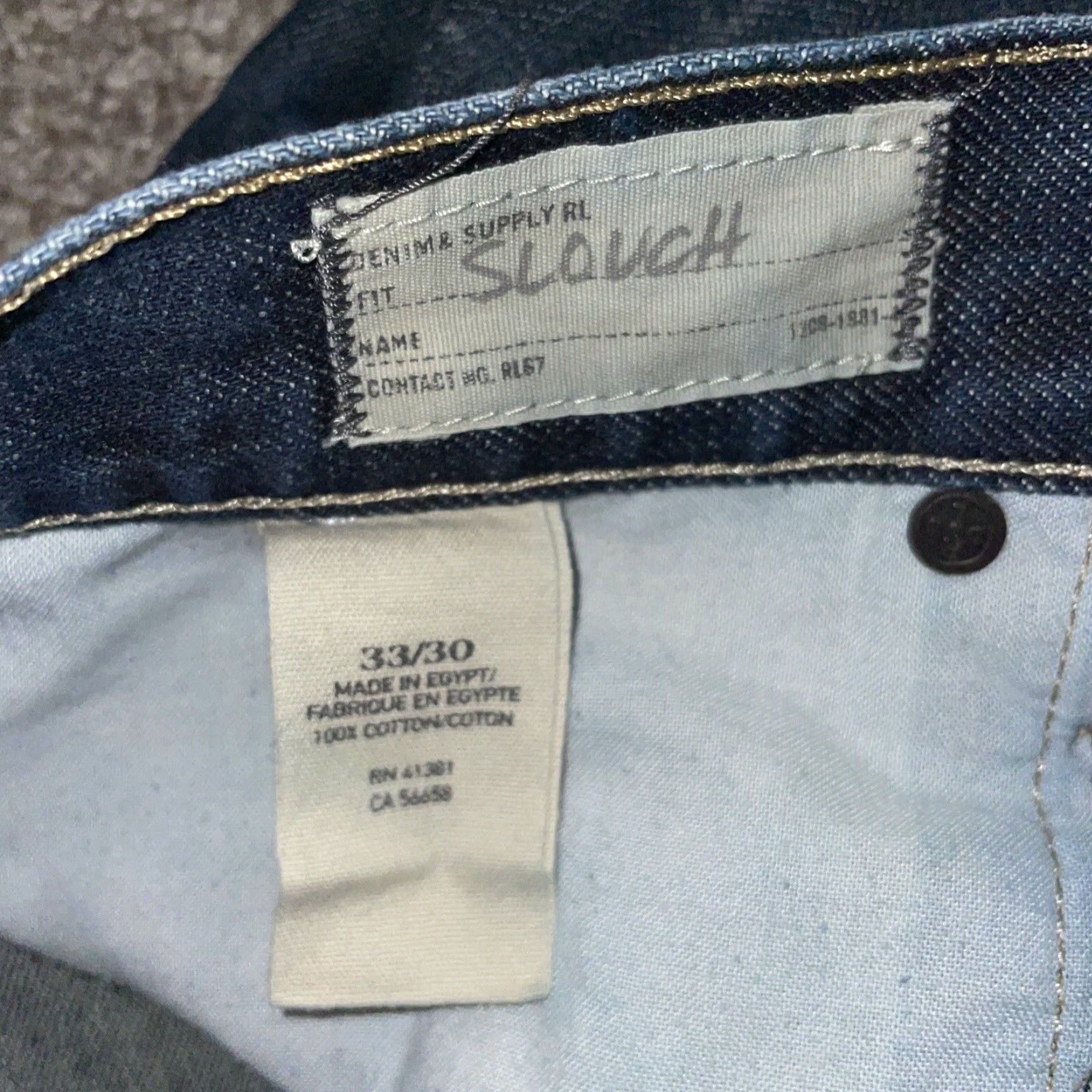 Polo Ralph Lauren Polo Ralph Lauren Denim Supply Jeans Straight Mens 33x30 Blue Denim Supply Straight Jeans Mens 33x30 Size US XS / EU 42 / 0 - 3 Thumbnail