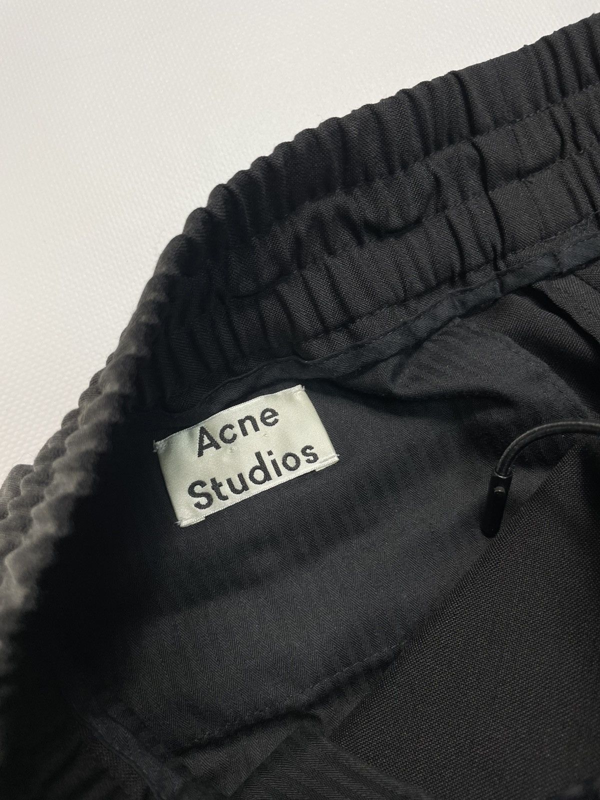 Acne Studios Acne Studios Ryder Mohair Wool Elastic Waist Trousers 48 Size US 32 / EU 48 - 3 Thumbnail