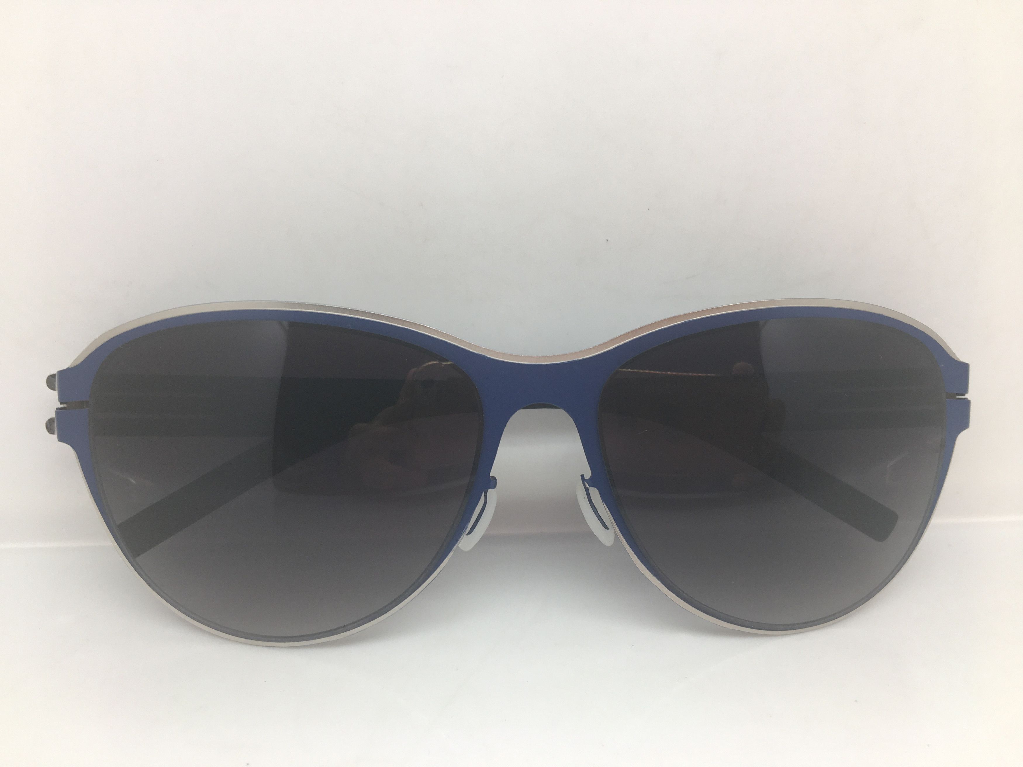 Other Silver Blue Alloy Sunglasses Frame Size ONE SIZE - 1 Thumbnail