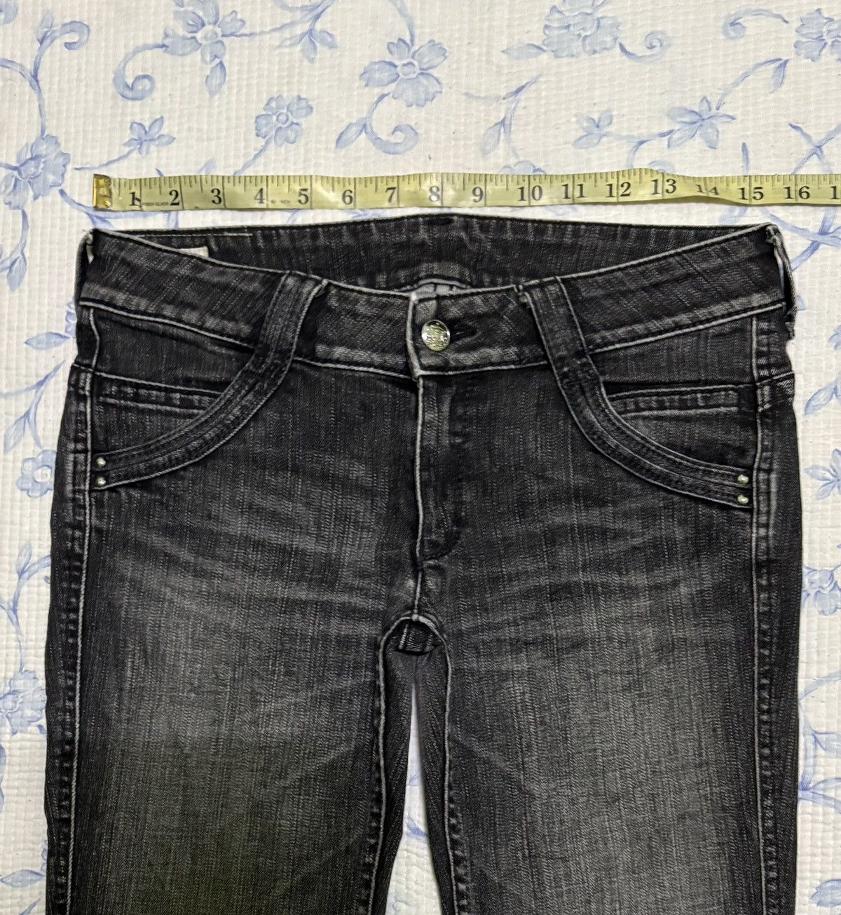 Japanese Brand Japanese Queen’s Low Streetwear Flared Denim Size US 30 / EU 46 - 2 Thumbnail
