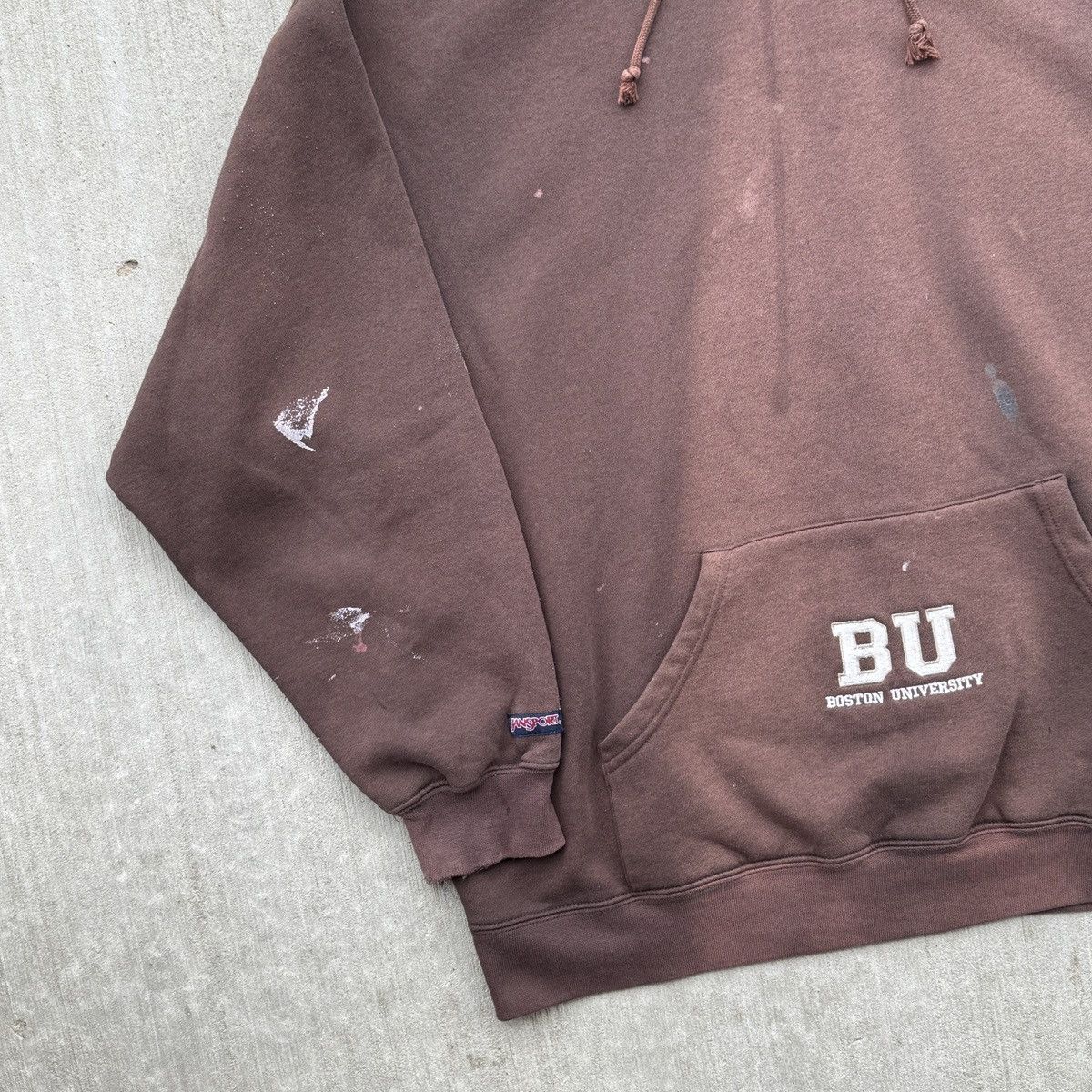 Unsound Rags Vintage Boston University Faded Hoodie Size US XL / EU 56 / 4 - 6 Thumbnail