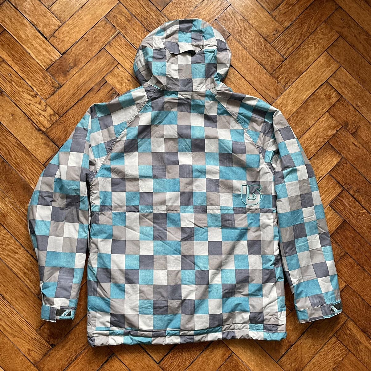 Burton Burton DryRide Hooded Snowboard Ski Jacket L Check Print