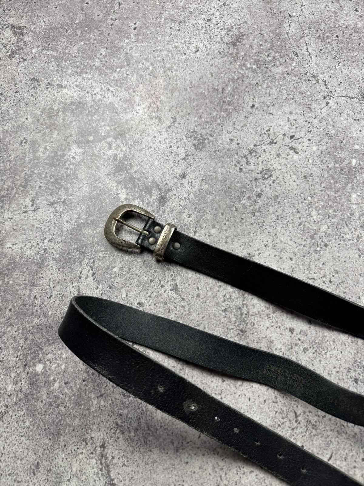 Japanese Brand 00’S NINE STYLE JAPAN LEATHER Y2K OPIUM BELT ARCHIVE Size ONE SIZE - 10 Thumbnail