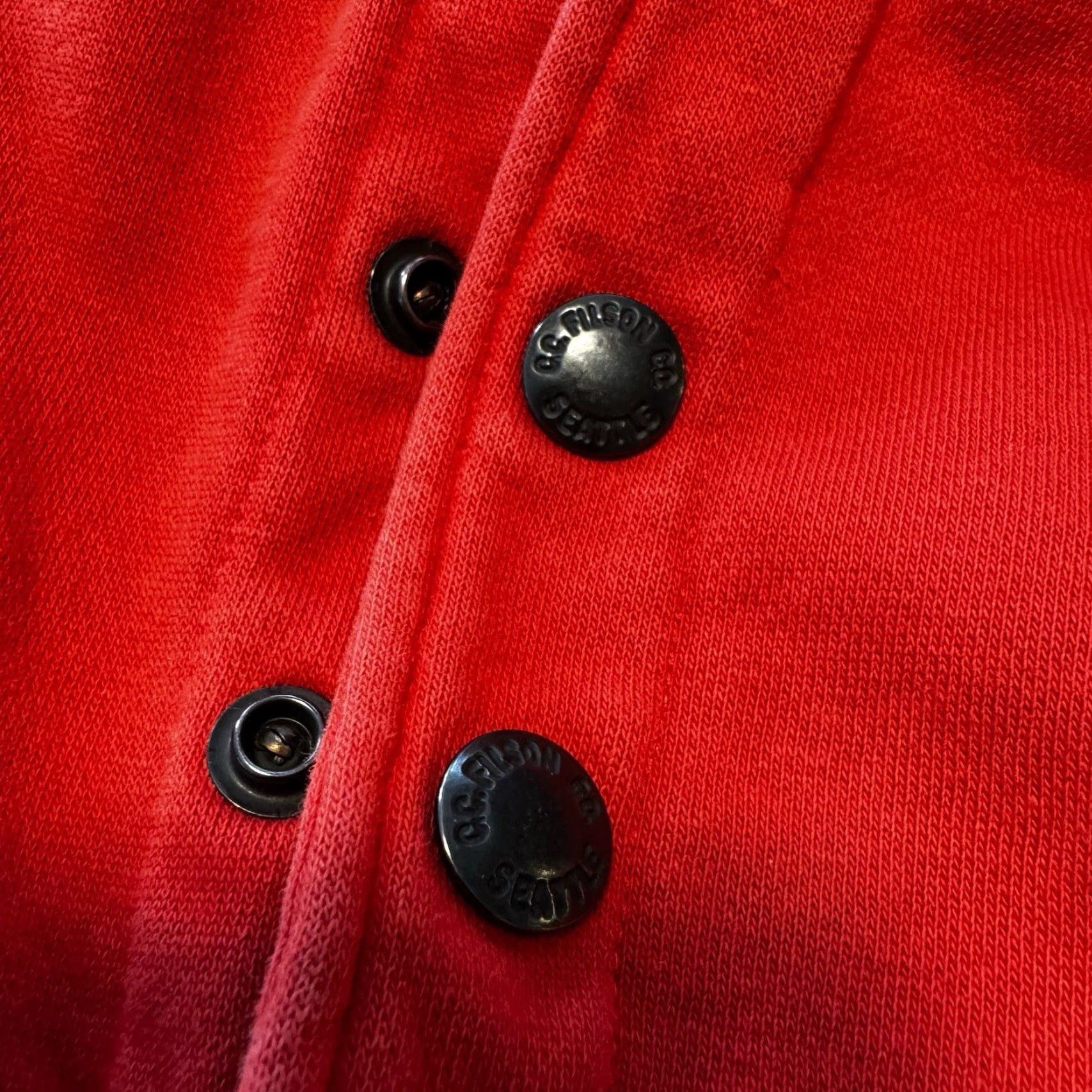 Filson Filson Hoodie Womens Medium Red Pullover Hooded Sweatshirt Cotton Blend Pocket Sweater Size M / US 6-8 / IT 42-44 - 3 Thumbnail