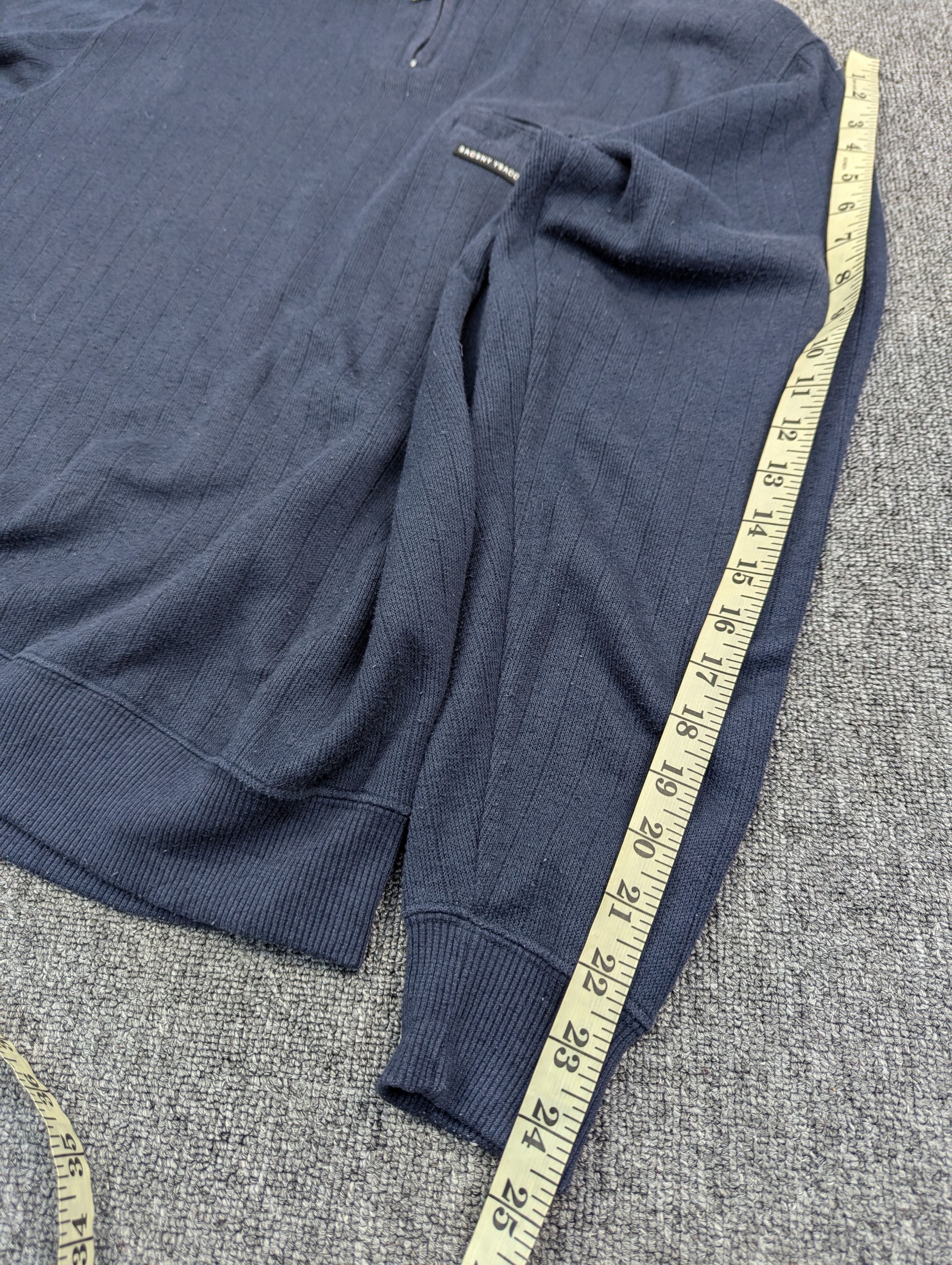 Yohji Yamamoto Vintage Sacsny Y'saccs Yohji Yamamoto Halfzip Sweatshirt Size US M / EU 48-50 / 2 - 16 Thumbnail