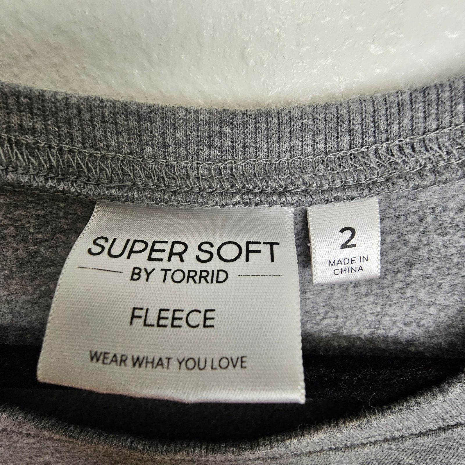 Corridor Torrid Super Soft Fleece Pullover Sweatshirt 2X Stretch Size XXL / US 16-18 / IT 52-54 - 7 Thumbnail