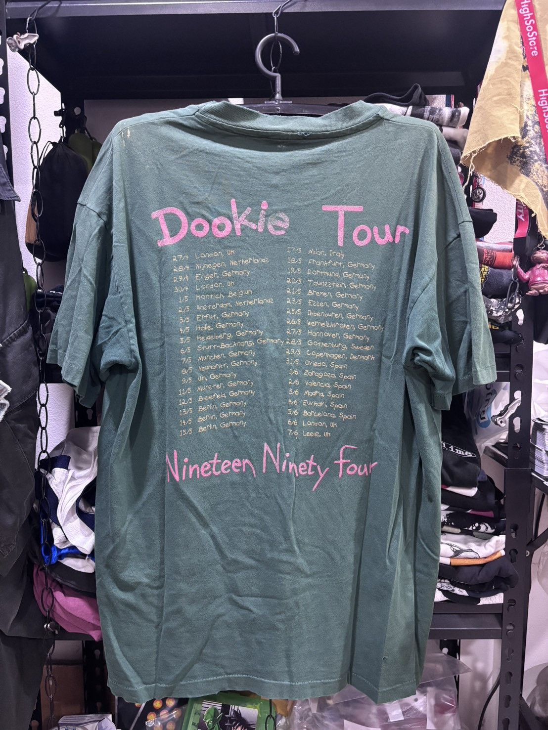 Band Tees Vintage Green day Size US XL / EU 56 / 4 - 5 Thumbnail