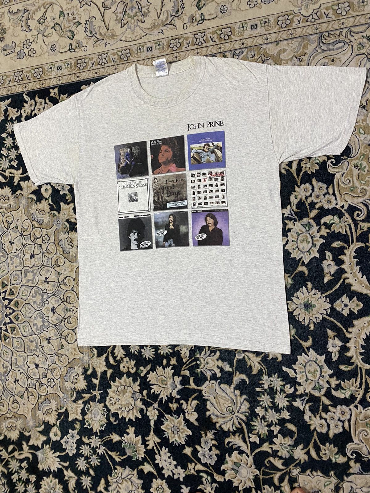 Band Tees Vintage John Prine Records Shirt Size US L / EU 52-54 / 3 - 2 Thumbnail