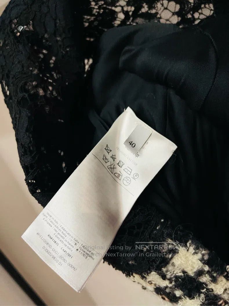 Valentino Valentino Lace wool coarse tweed dress Size M / US 6-8 / IT 42-44 - 3 Thumbnail