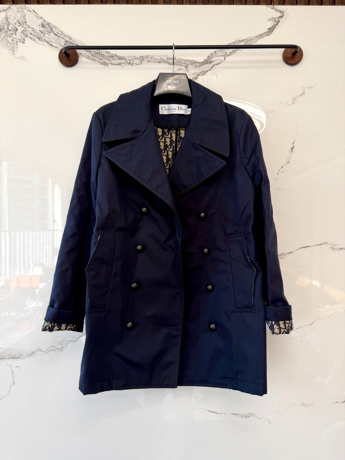 Dior dior bee print coat Size S / US 4 / IT 40 - 1 Thumbnail
