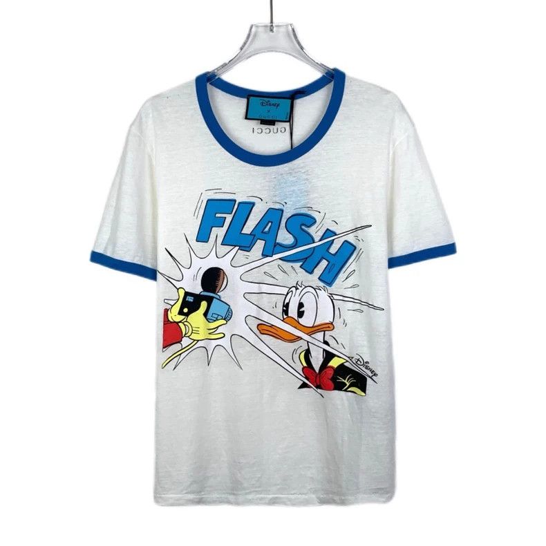 Gucci Gucci Co-branded logo Donald Duck printed round-neck white Size US XS / EU 42 / 0 - 1 Thumbnail