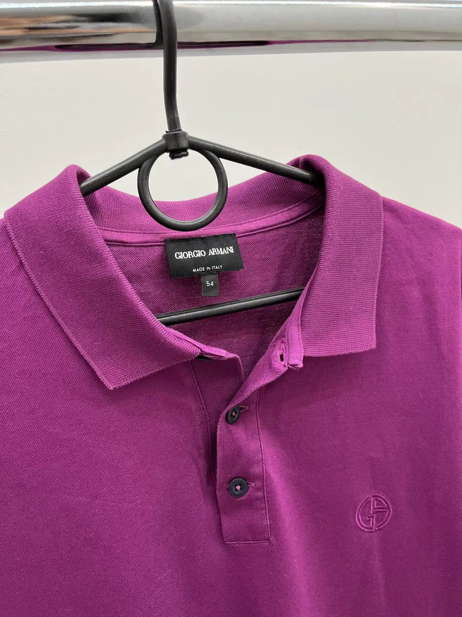 Giorgio Armani 450$ Retail Giorgio Armani Logo Polo Shirt Tshirt Tee Size US L / EU 52-54 / 3 - 2 Thumbnail
