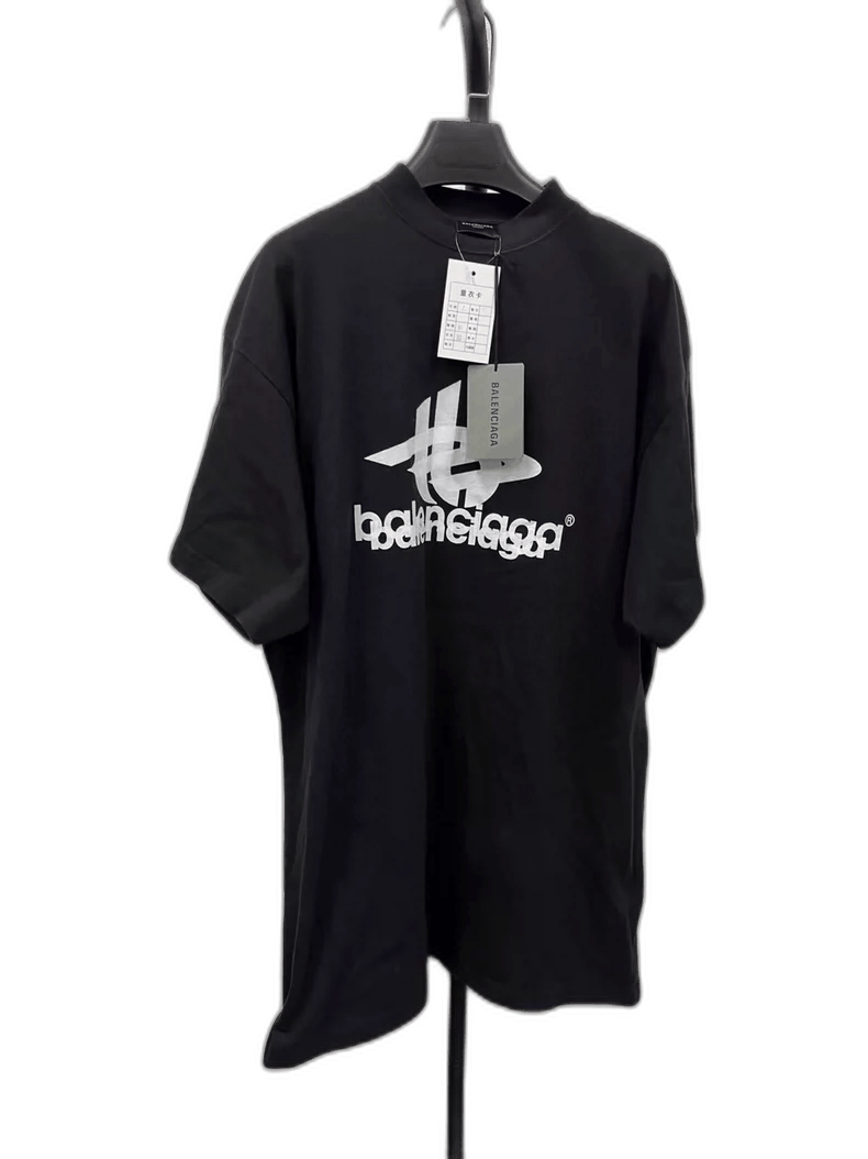Balenciaga Balenciaga Logo Short Sleeve T-shirt-yf Size US S / EU 44-46 / 1 - 1 Thumbnail