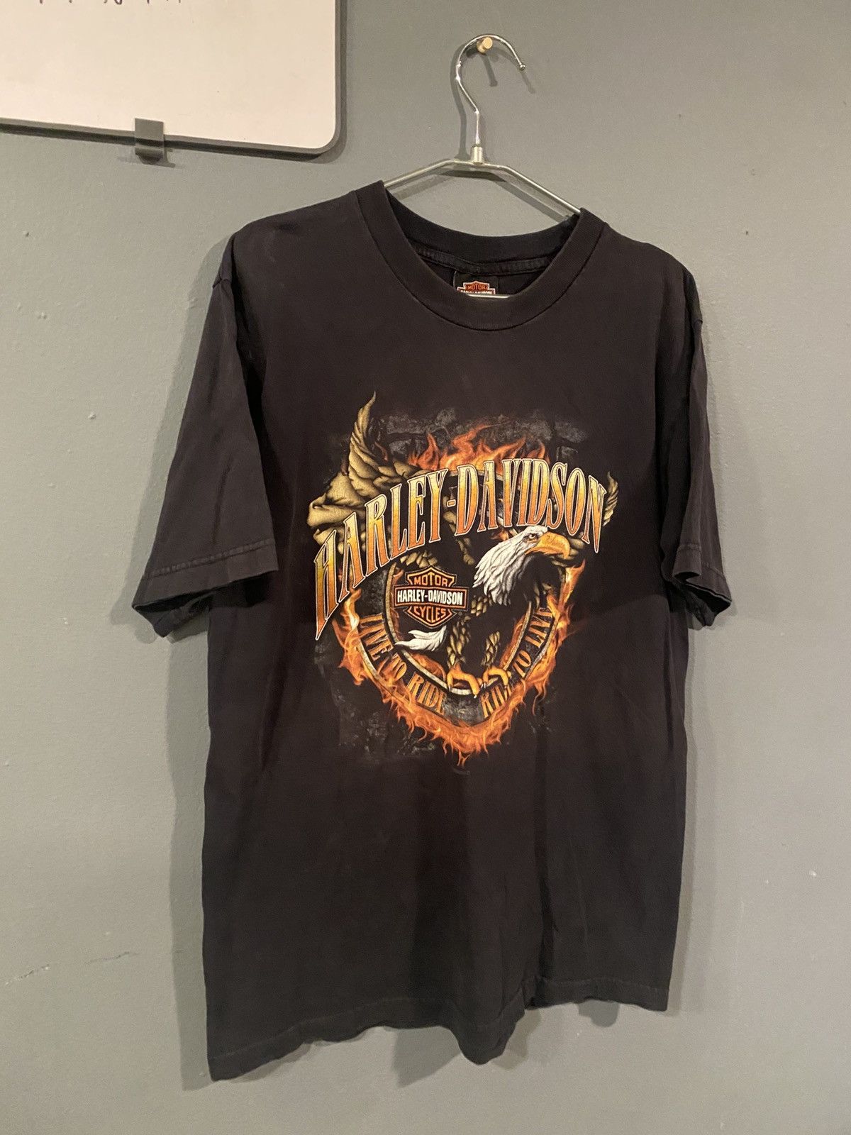 Harley Davidson Vintage Y2K Harley Davidson T Shirt Size US L / EU 52-54 / 3 - 1 Thumbnail