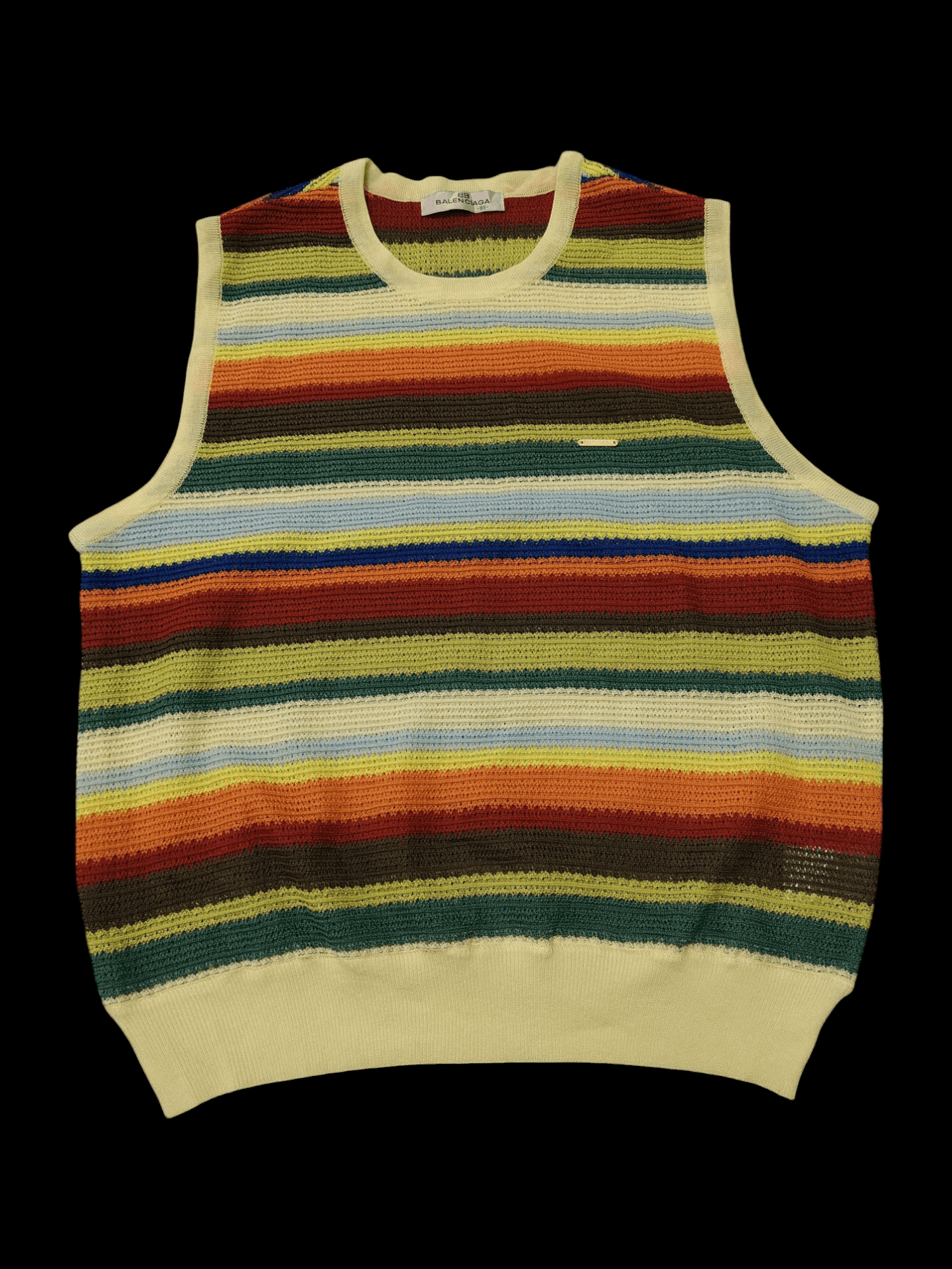 Balenciaga 💥RARE💥 Vintage balenciaga knitwear sleeveless Tank Tops Size US M / EU 48-50 / 2 - 1 Thumbnail