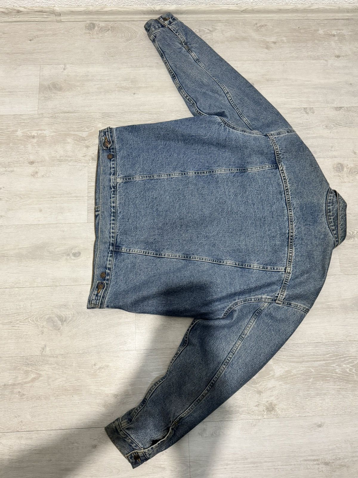 Levi's × Levi's Vintage Clothing vintage denim stuffed levi’s jacket made in 90s XL Size US XL / EU 56 / 4 - 6 Thumbnail