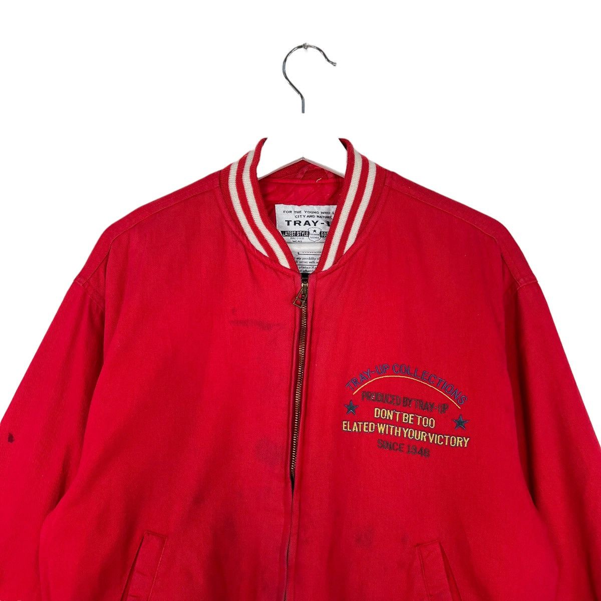 Japanese Brand 💥 VINTAGE TRAY UP GALS COLLECTION GLORIFY ALL STAFF BOMBER Size US M / EU 48-50 / 2 - 7 Thumbnail