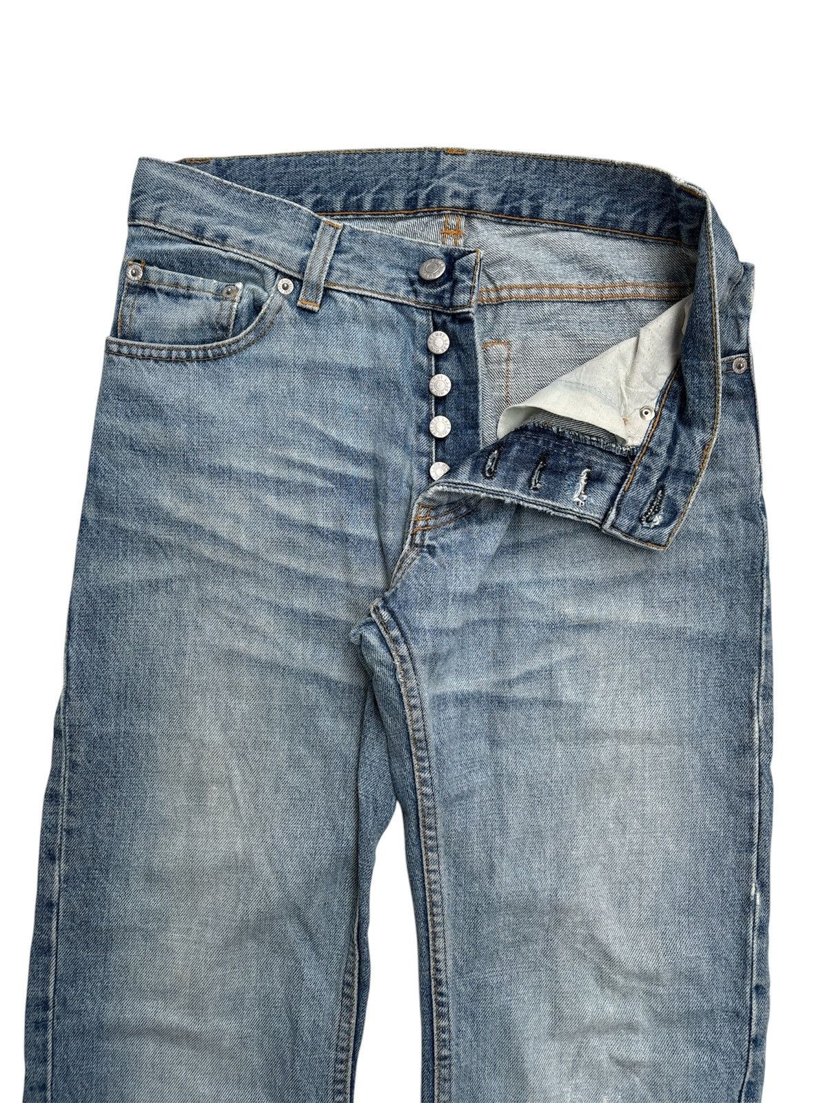 Helmut Lang Vintage Sanded Denim Jeans Size US 28 / EU 44 - 2 Thumbnail