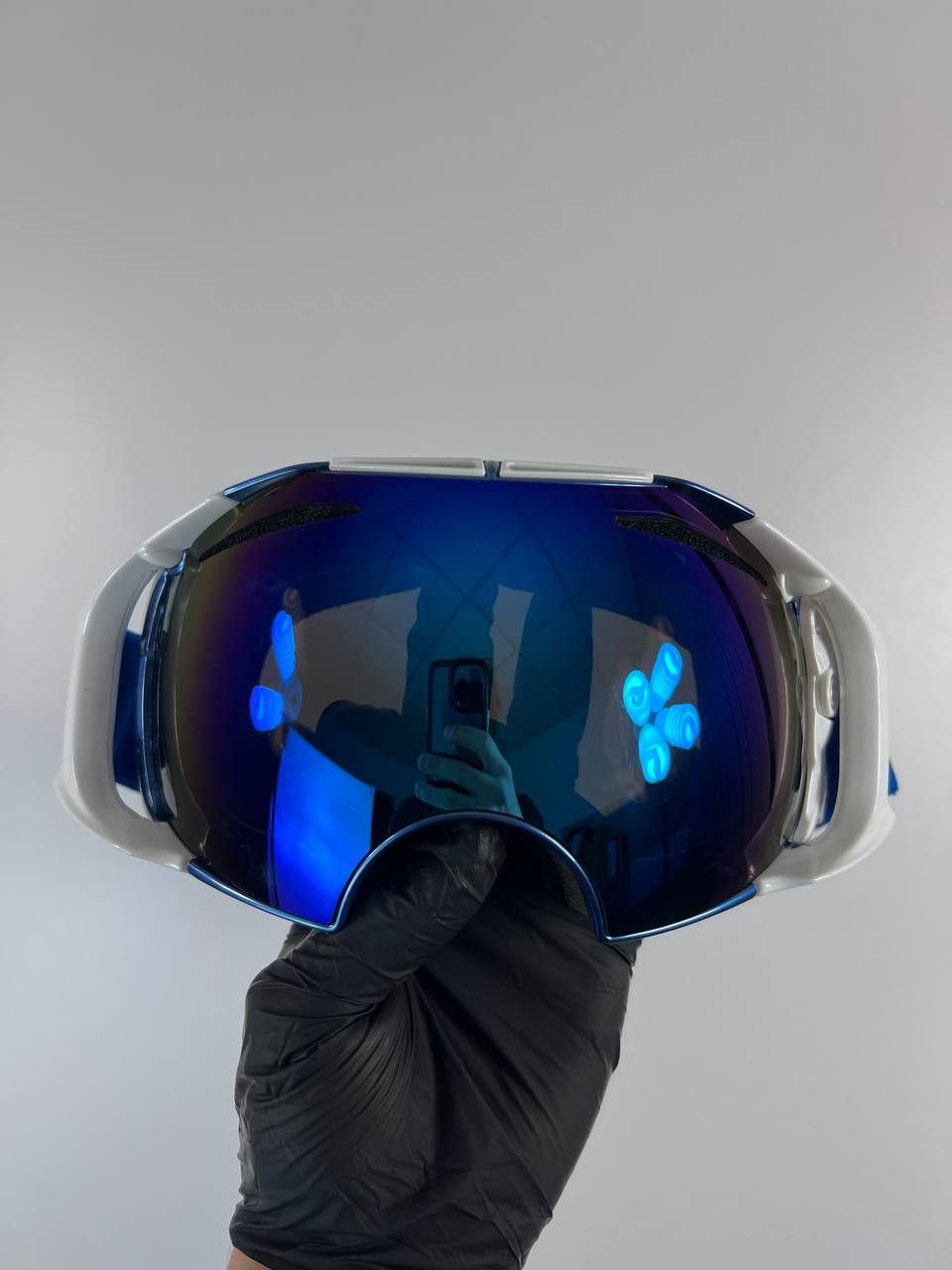 Other Sposune HX-002-BL Ski Snowboard Goggles Blue Mirror Anti-Fog Size ONE SIZE - 6 Thumbnail