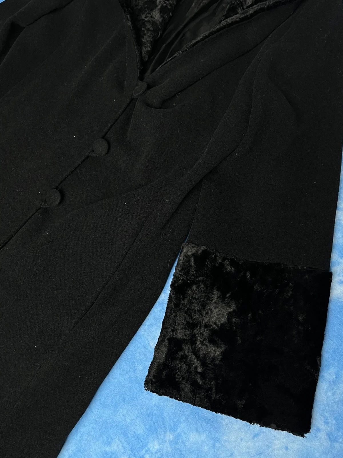 Vintage Vintage Avant Garde Cashmere Wool Long Japan Style Coat Size US L / EU 52-54 / 3 - 6 Thumbnail