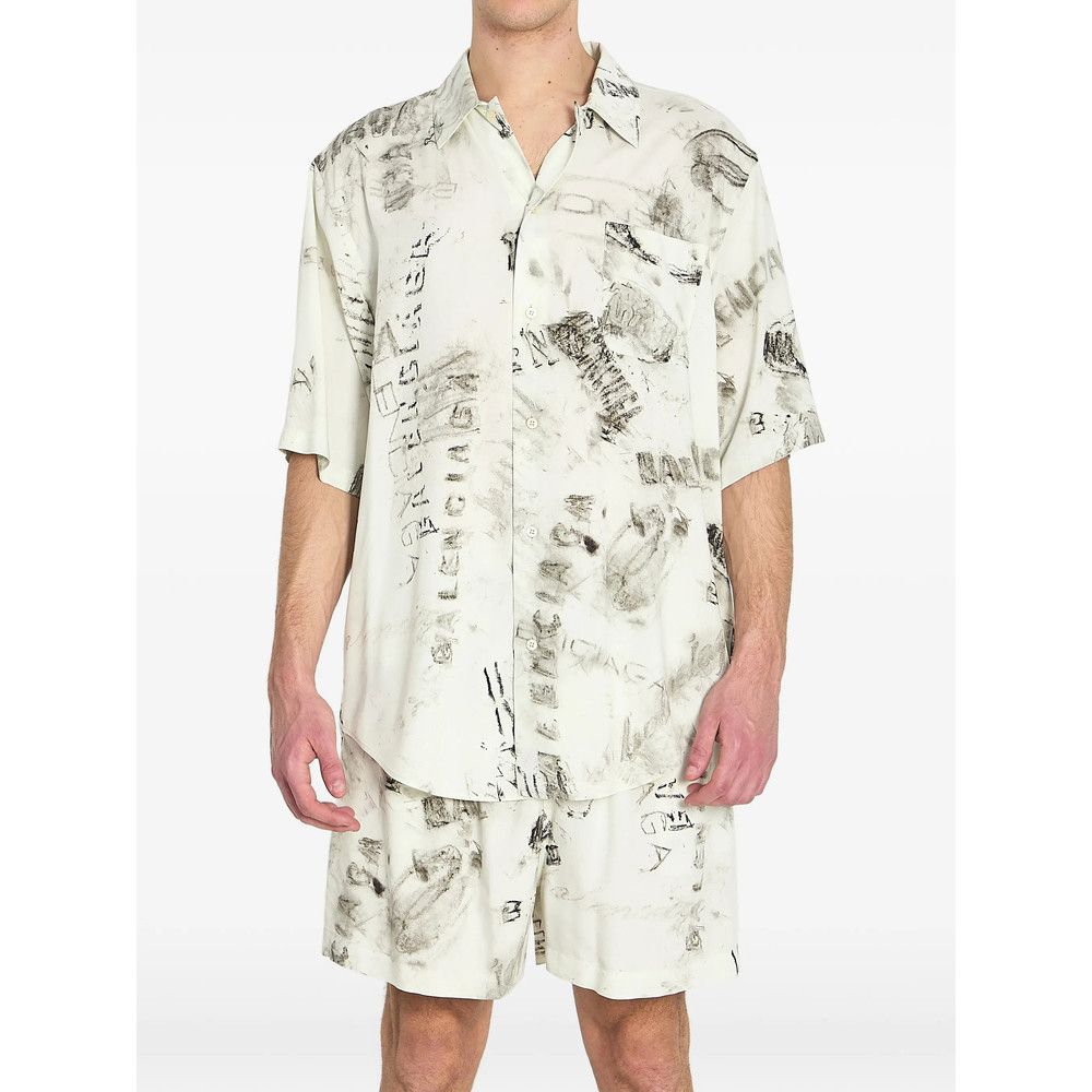 Balenciaga Balenciaga NEUTRALS Shirts Size US XL / EU 56 / 4 - 1 Thumbnail