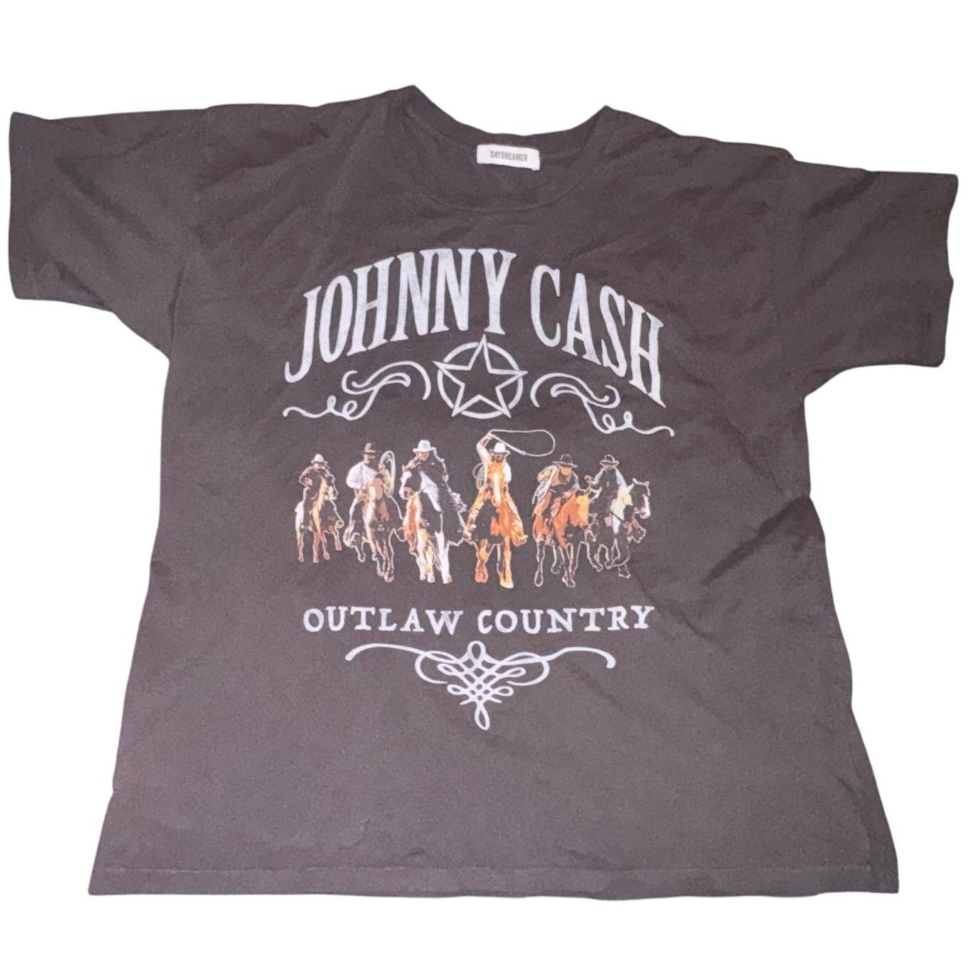 Daydreamer DAYDREAMER Johnny Cash Outlaw Country Merch Tee Size Medium Size M / US 6-8 / IT 42-44 - 12 Thumbnail