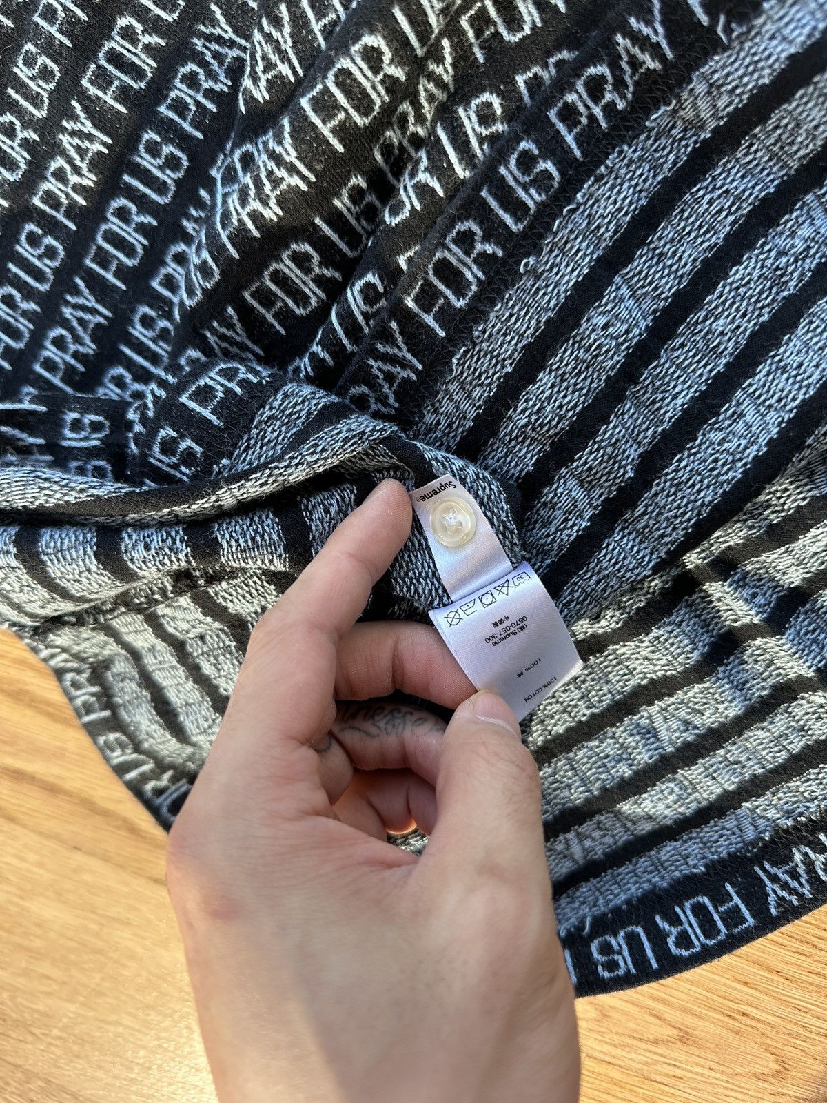 Supreme Supreme Pray for Us Polo Size US M / EU 48-50 / 2 - 5 Thumbnail
