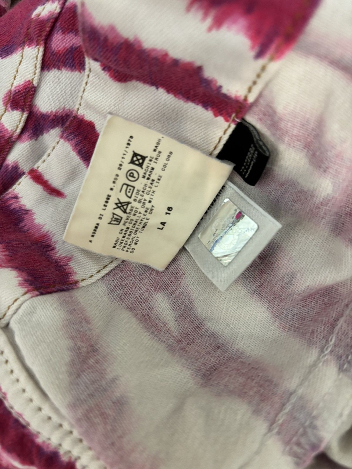 Dolce & Gabbana × Vintage Dolce & Gabbana Pink Zebra-Print White Denim Jacket Size S / US 4 / IT 40 - 8 Thumbnail