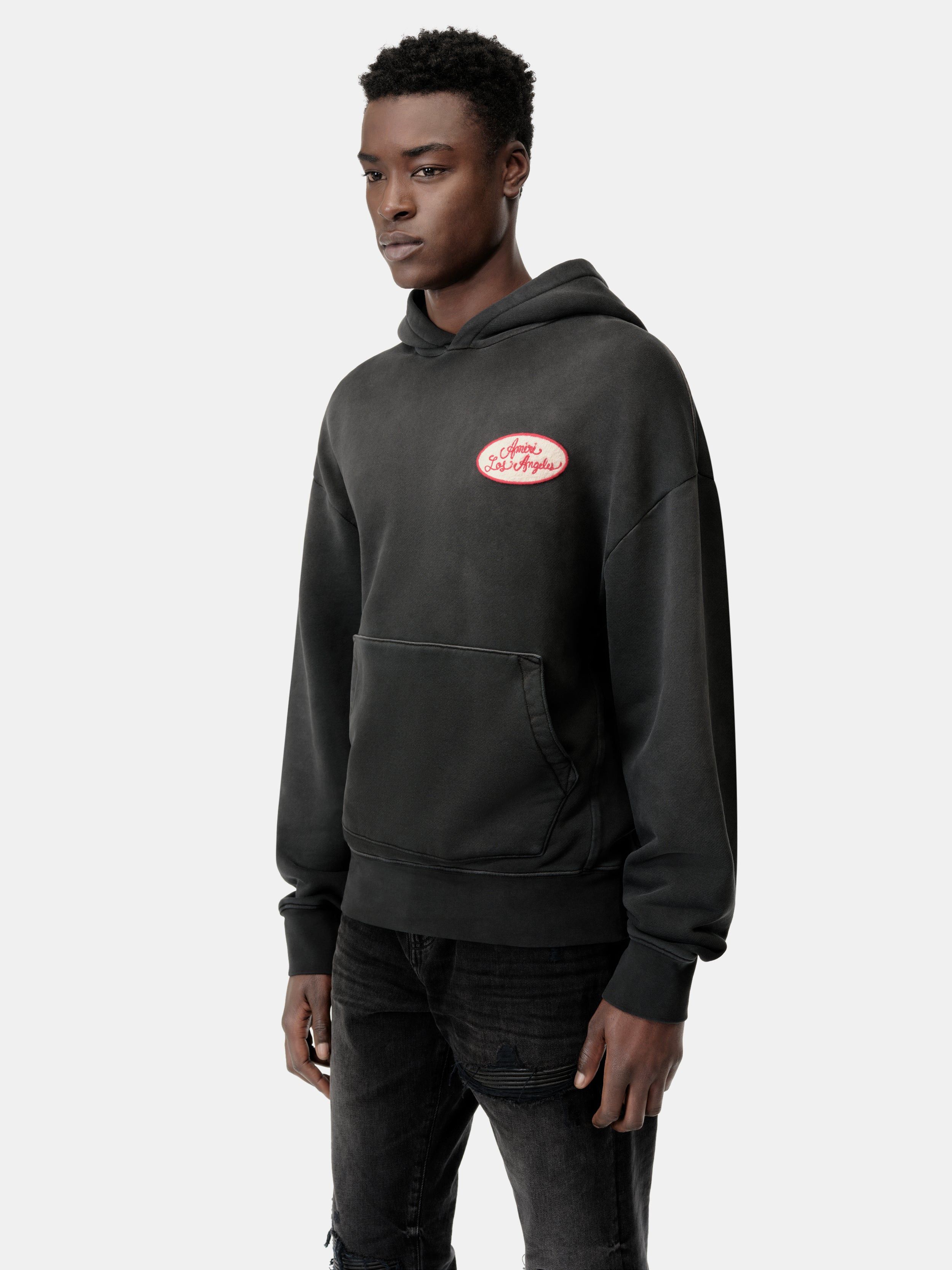 Amiri o1h1sh11225 Station Patch Oversized Hoodie in Black Size US S / EU 44-46 / 1 - 5 Thumbnail