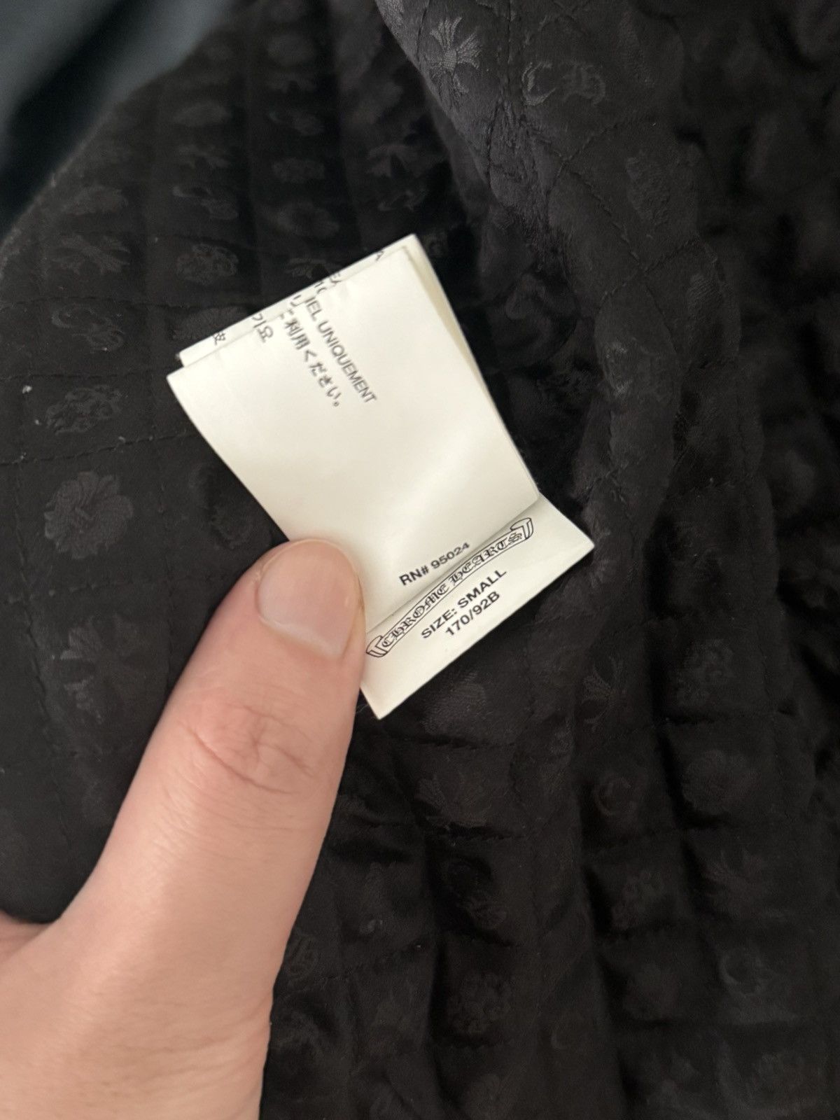 Chrome Hearts *RARE* Chrome Hearts Leather Patched Varisity Jacket Sz. S Size US S / EU 44-46 / 1 - 10 Thumbnail