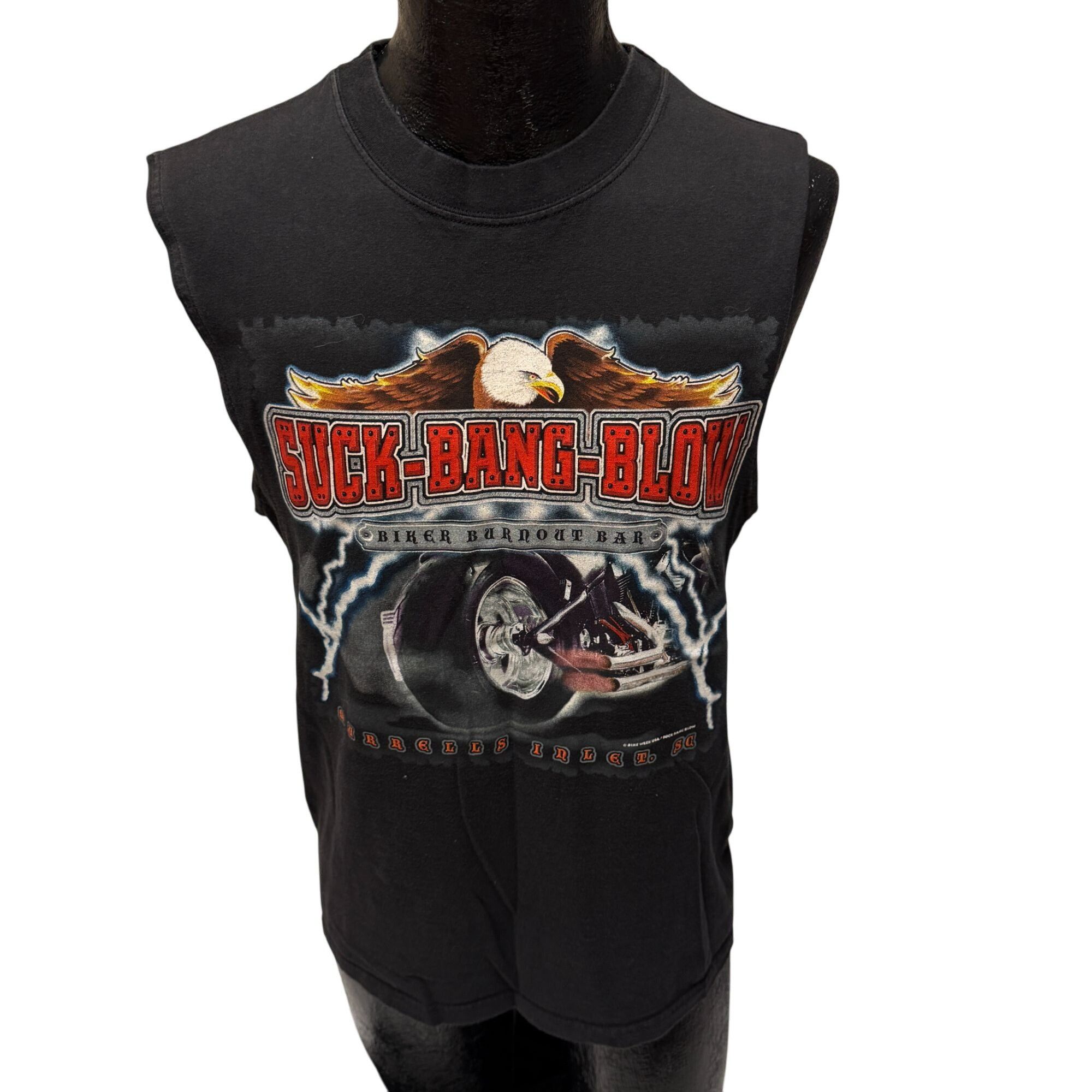 Other WCW Motorcycle Bike Week SUCK BANG BLOW Biker Rally T Shirt Size US M / EU 48-50 / 2 - 2 Thumbnail