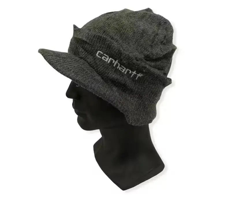 Carhartt Vintage Carhatt Small logo beanie Cap Size ONE SIZE - 1 Thumbnail