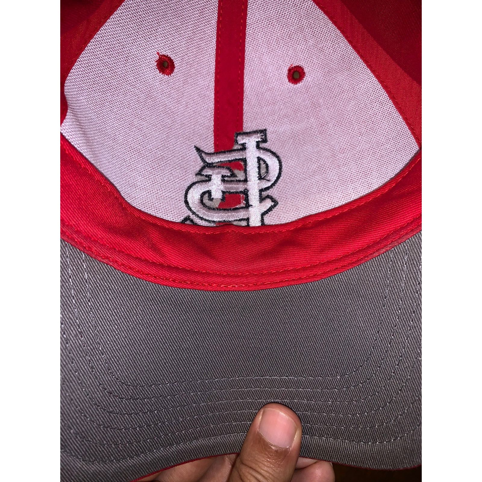 MLB St Louis Cardinals Hat Red Adjustable MLB Baseball Cap Size ONE SIZE - 7 Thumbnail