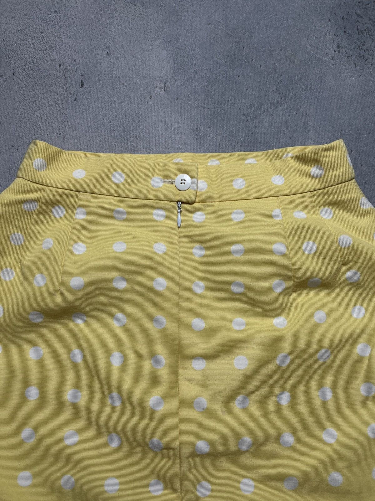 Escada Vintage Polka dot Pencil skirt Escada 90s 80s Rare Size 26" / US 2 / IT 38 - 8 Thumbnail