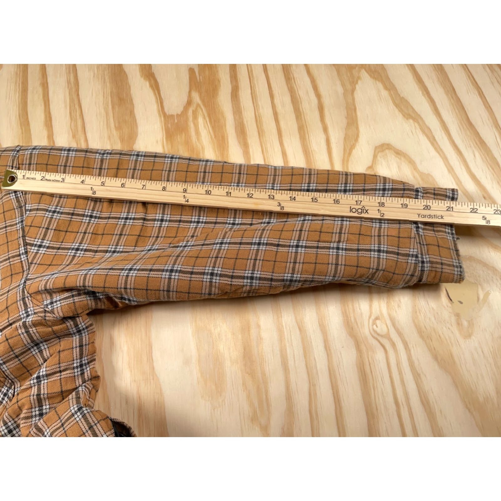 Thrasher VINTAGE Marino Bay Shirt Jacket Brown Plaid Lined Flannel Thrashed Sherpa Adult Large Mens Size US L / EU 52-54 / 3 - 7 Thumbnail