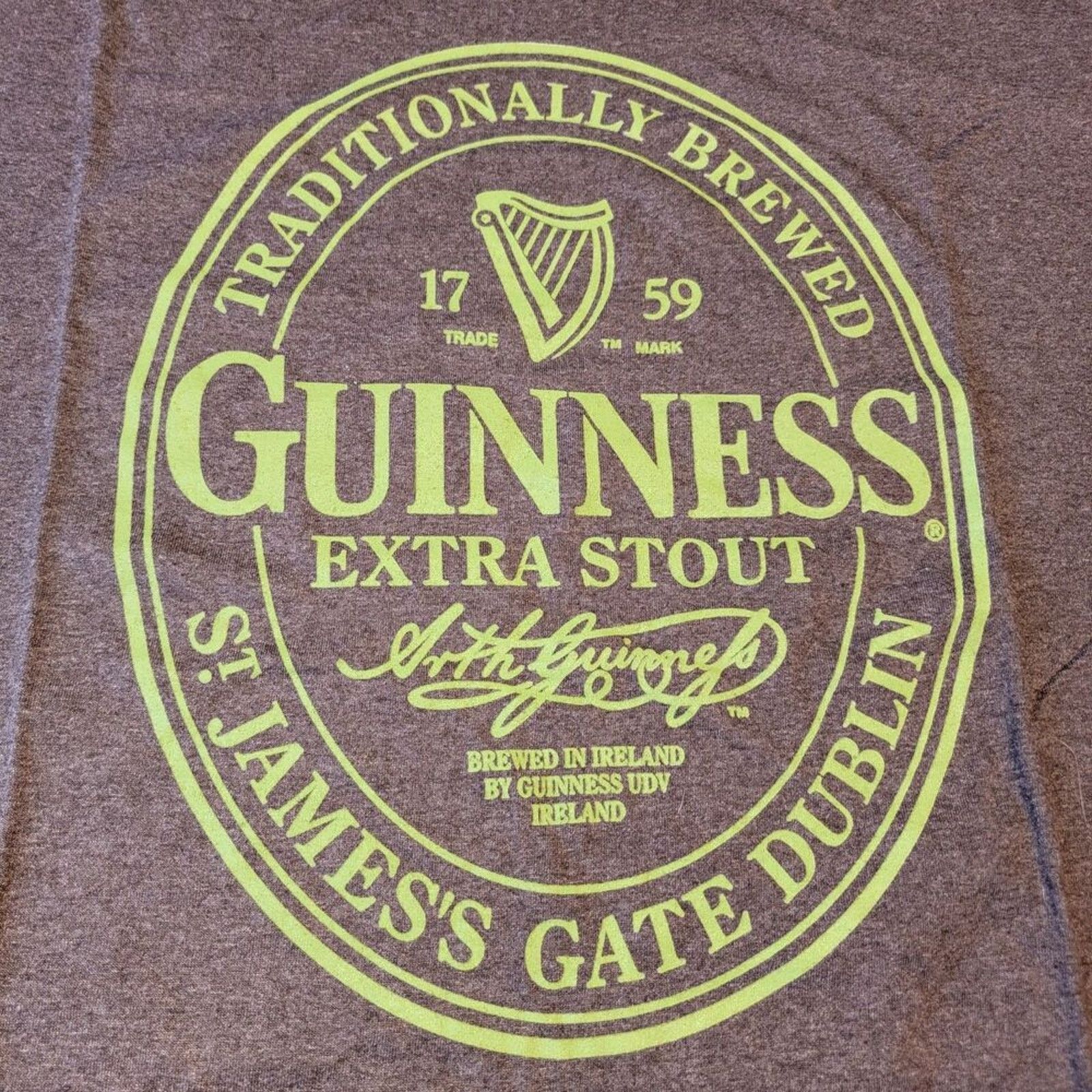 Other Guinness Graphic Tee Dark Grey Logo Short Sleeve - Size XXL Size US XXL / EU 58 / 5 - 1 Thumbnail