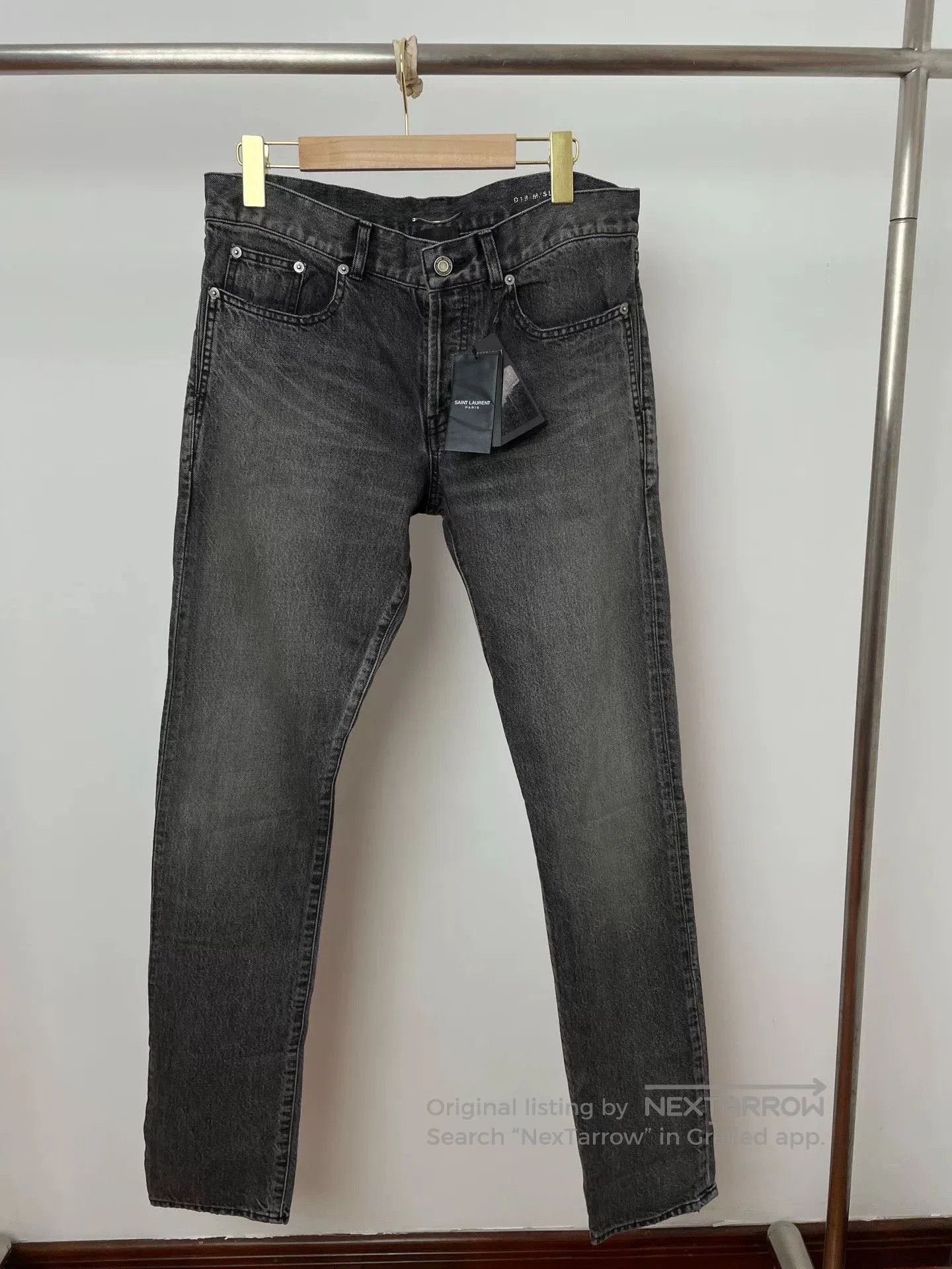 Saint Laurent Paris Saint Laurent Straight Leg Jeans. Size US 31 - 1 Thumbnail