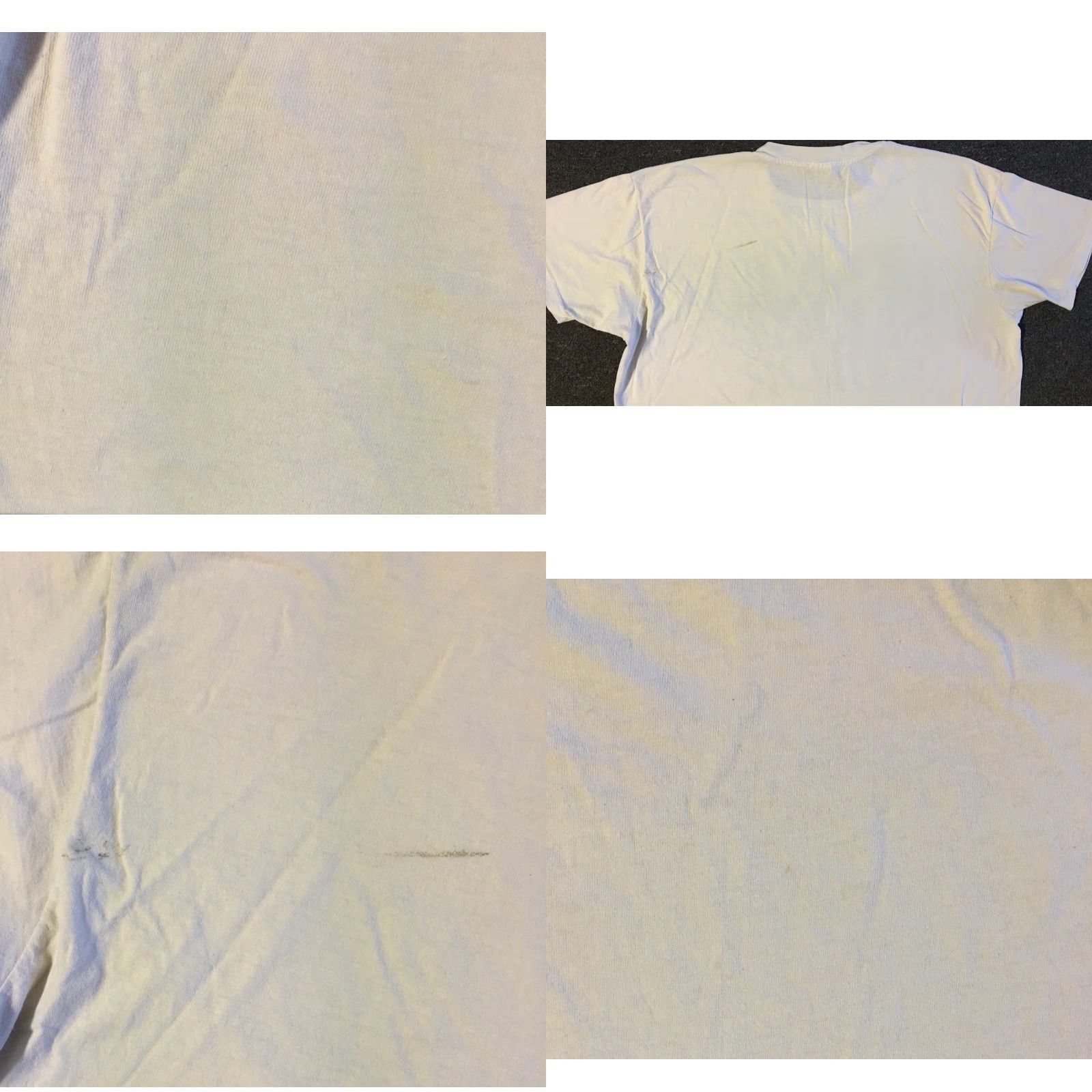 Vintage VINTAGE Racism Hurts Everyone Faded Distress Shirt XL White Nike? (Note: This is tricky) Size US XL / EU 56 / 4 - 10 Thumbnail
